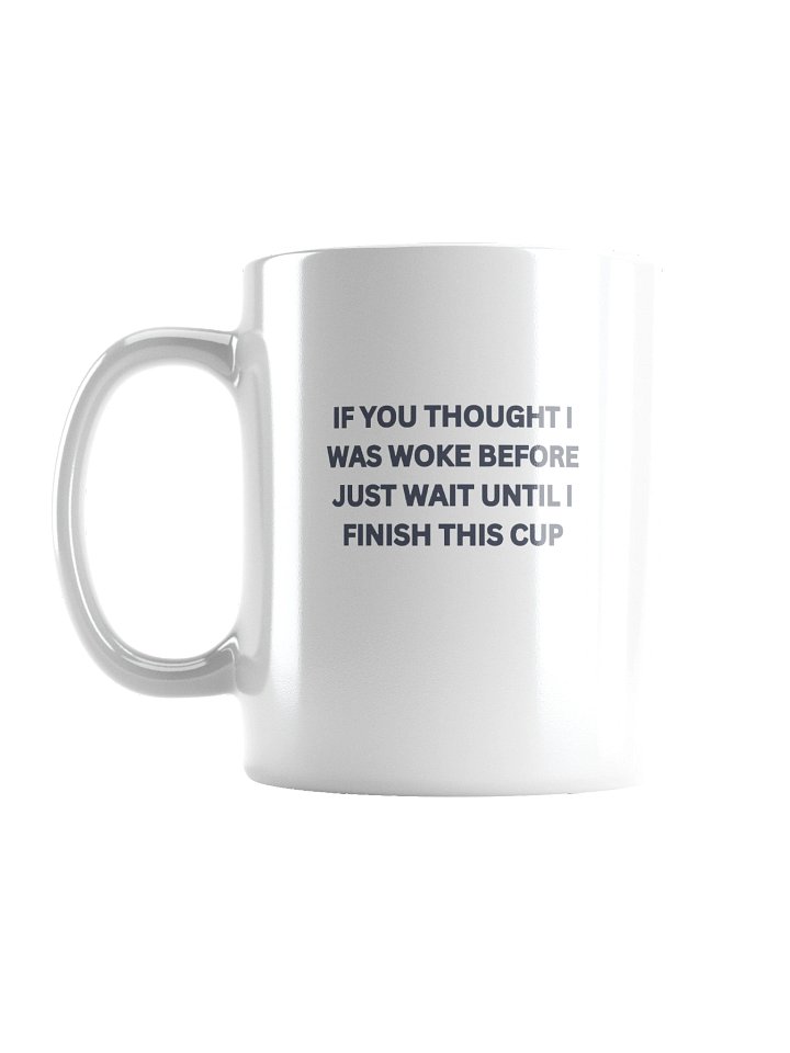 Woke White Glossy Mug product image (1)