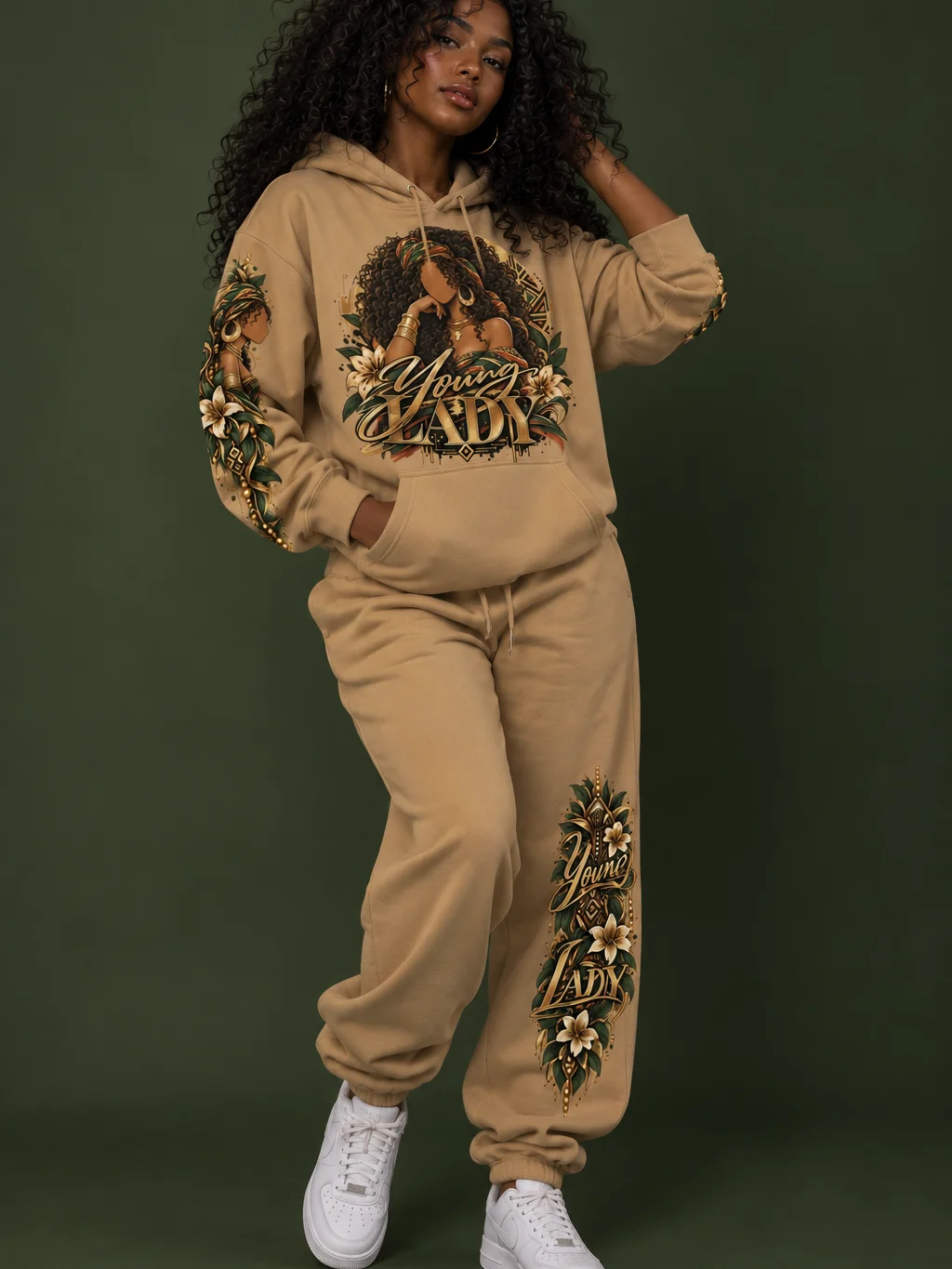 Young Lady Premium Hoodie Set product image (2)