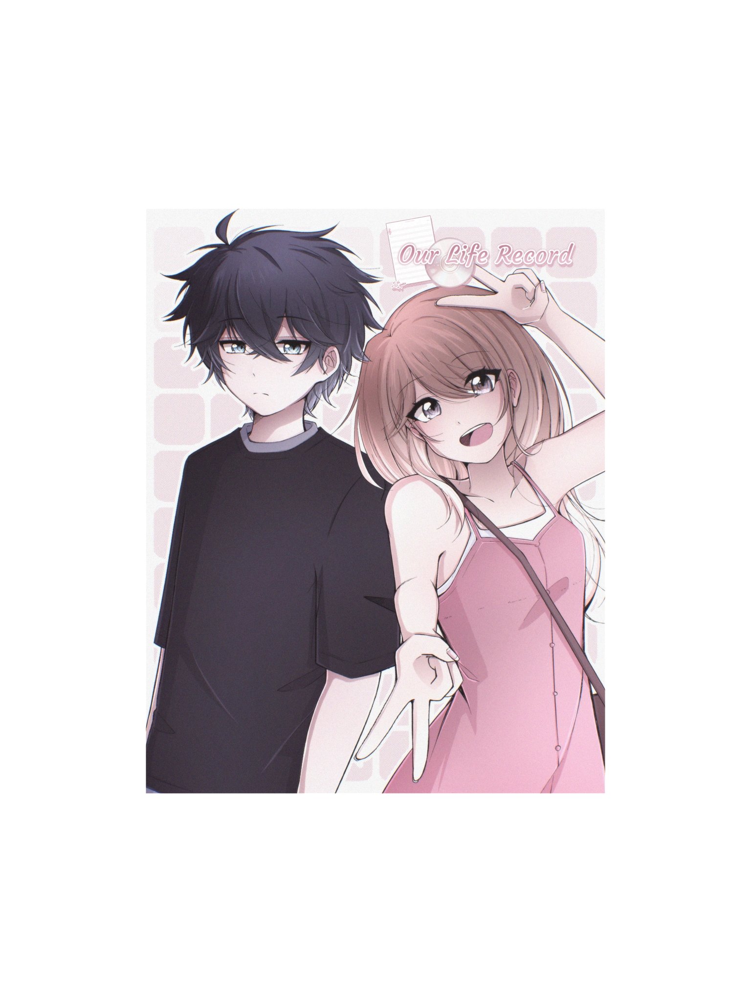 Poster "Our Life Record" – Shou & Kureha (27,94x35,56 cm) product image (1)