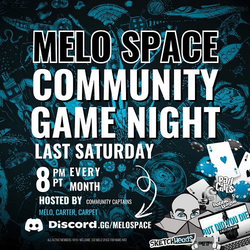 🕹️ Join us for MELO SPACE Community Game Night on Sat 1/31/26 8p PT. ✅ RSVP & More Info via Discord (18yo+): https://melo.gra...