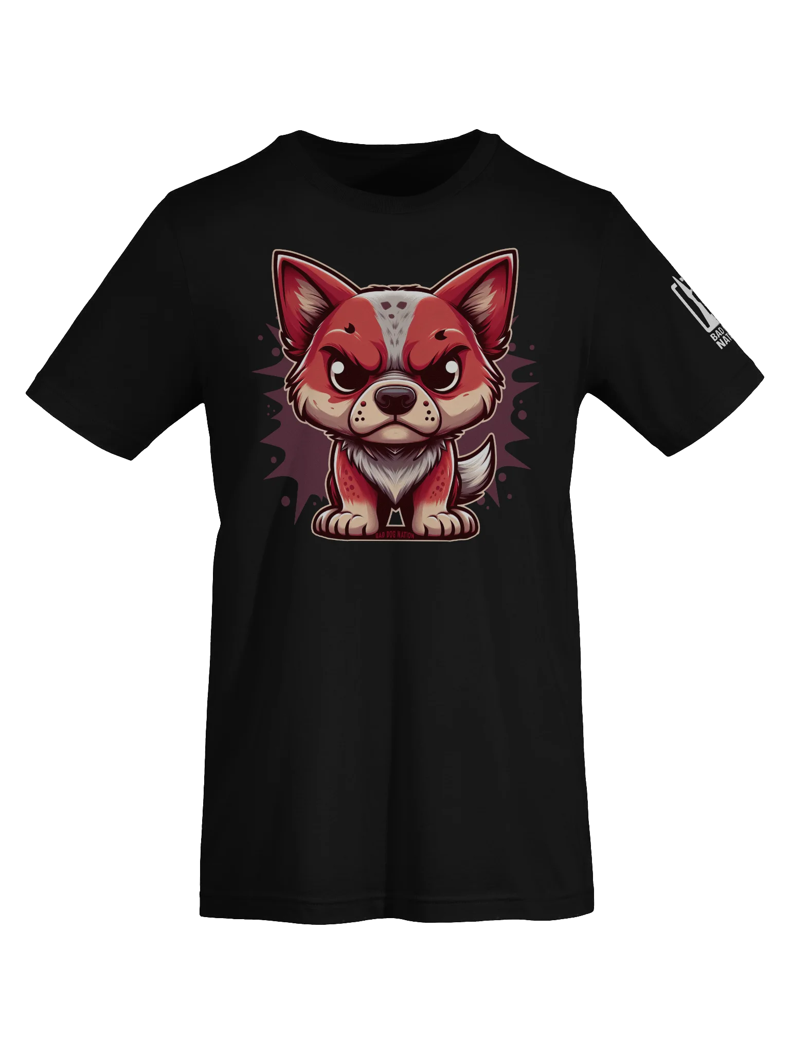Australian Cattle Dog/Red Heeler Angry Pup - Premium Unisex T-shirt product image (1)