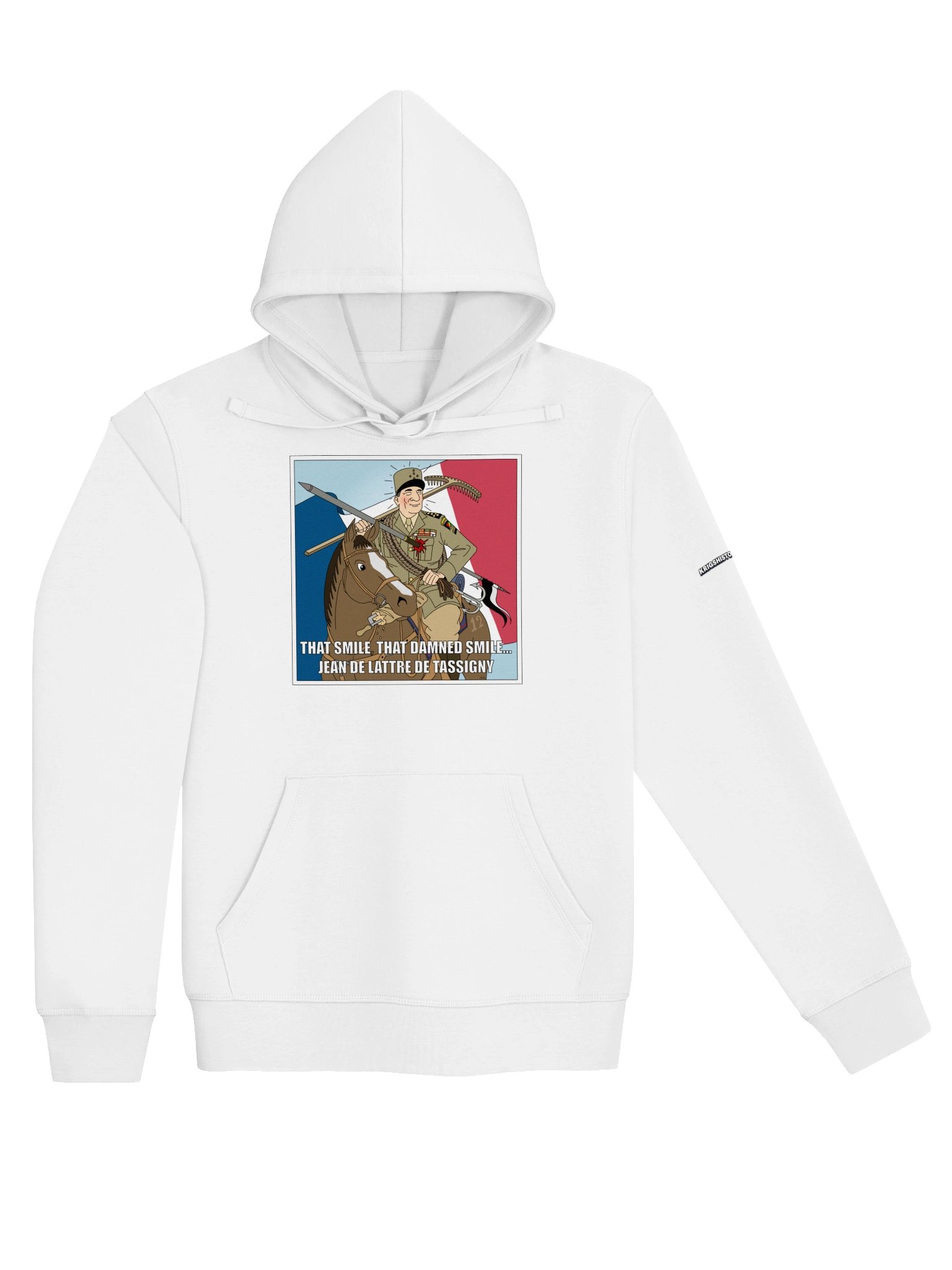 That smile, That damn smile - Jean De Lattre De Tassigny (Premium Organic Hoodie) product image (3)