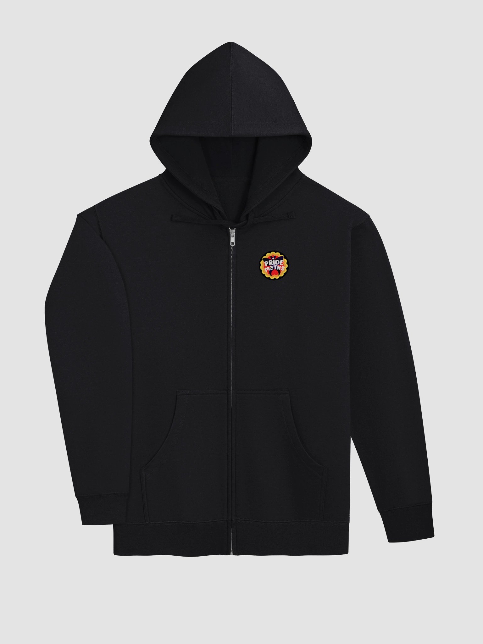 № 4 | PANSEXUAL PRIDE MOTH | TAROT CARD STYLE | ZIP-UP HOODIE product image (6)