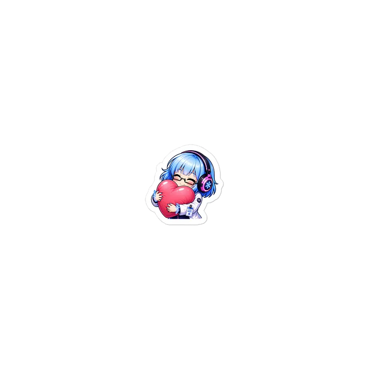 Lady Frost Big Heart Emote - Die Cut Sticker product image (2)