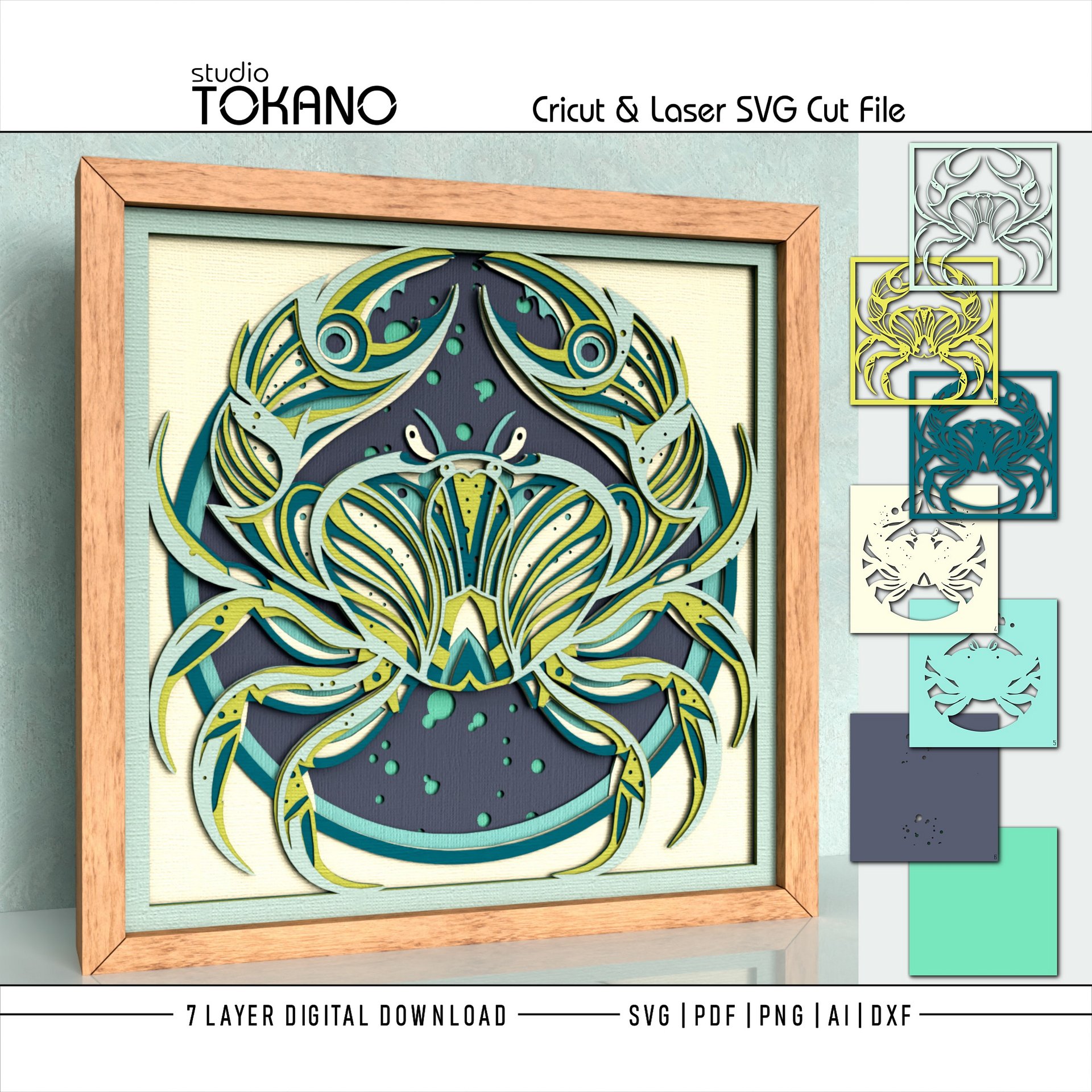 Crab Shadow Box product image (5)