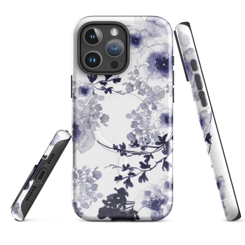 Elegant Blue Spring iPhone® case MagSafe® product image (2)