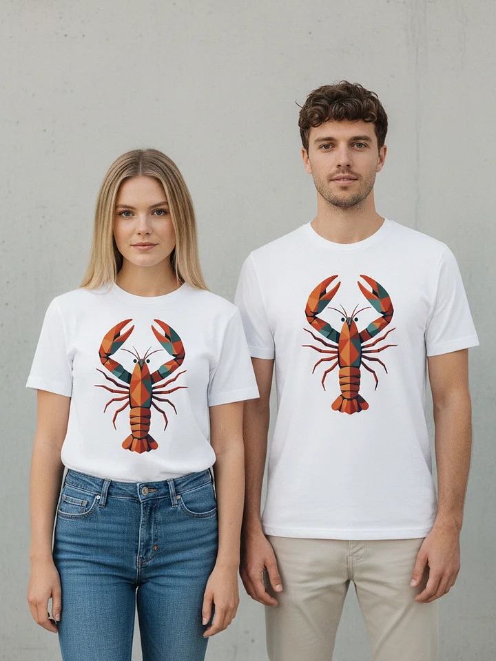Abstract Lobster Geometry Unisex T-Shirt product image (1)