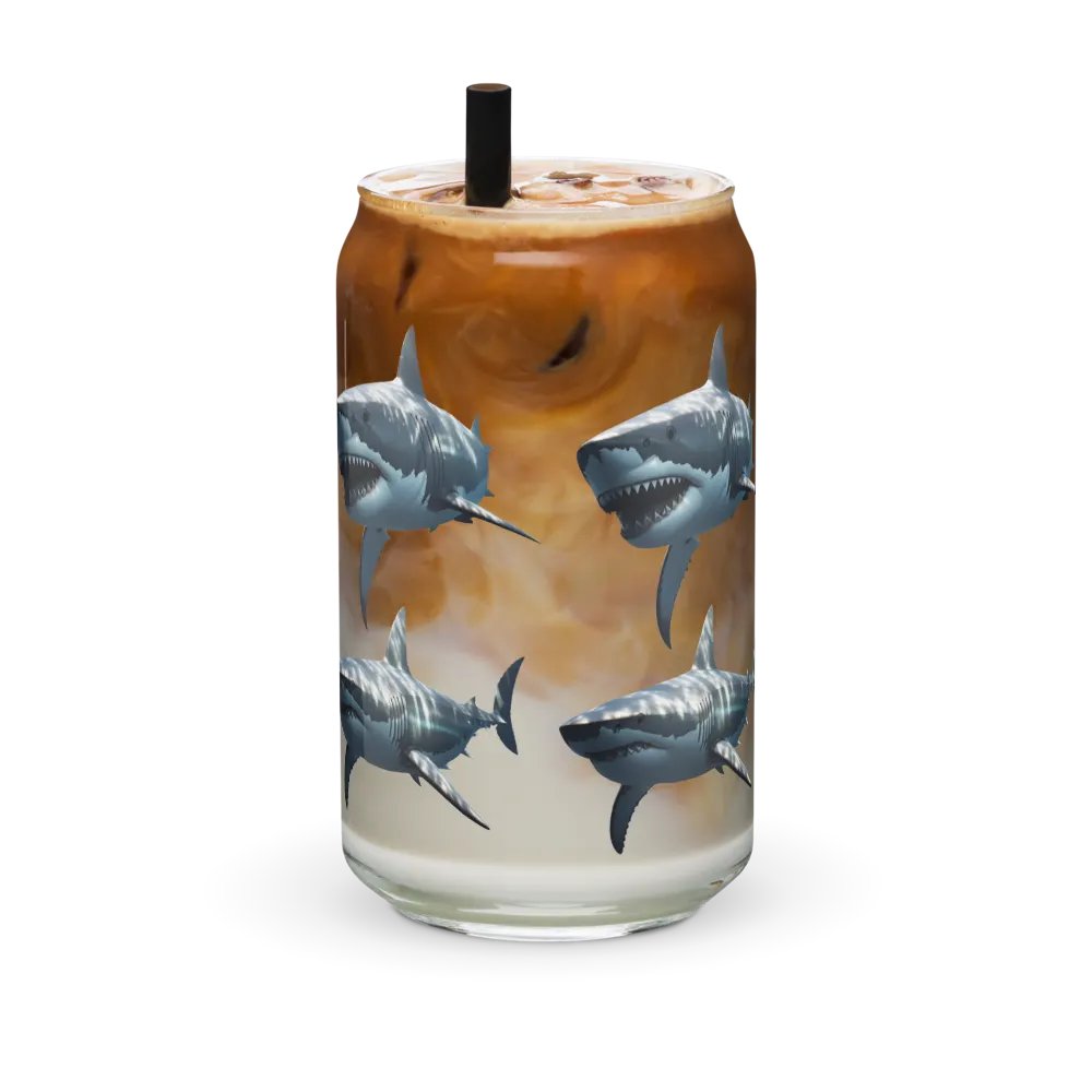 Shark Attack Can-Shaped Glass product image (41)