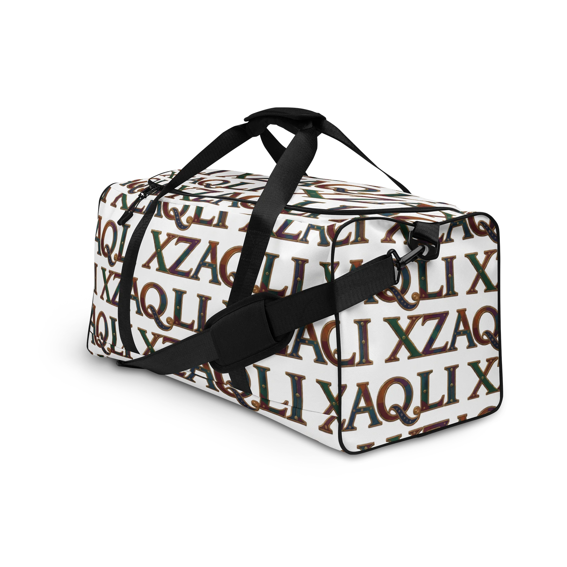 XZAQLI Ivory Monogram Duffle Bag product image (4)