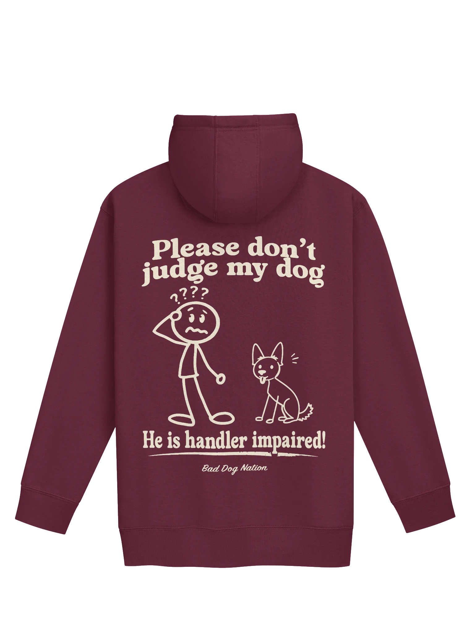 Handler impaired (male dog) - Premium Adult Unisex Hoodie product image (1)