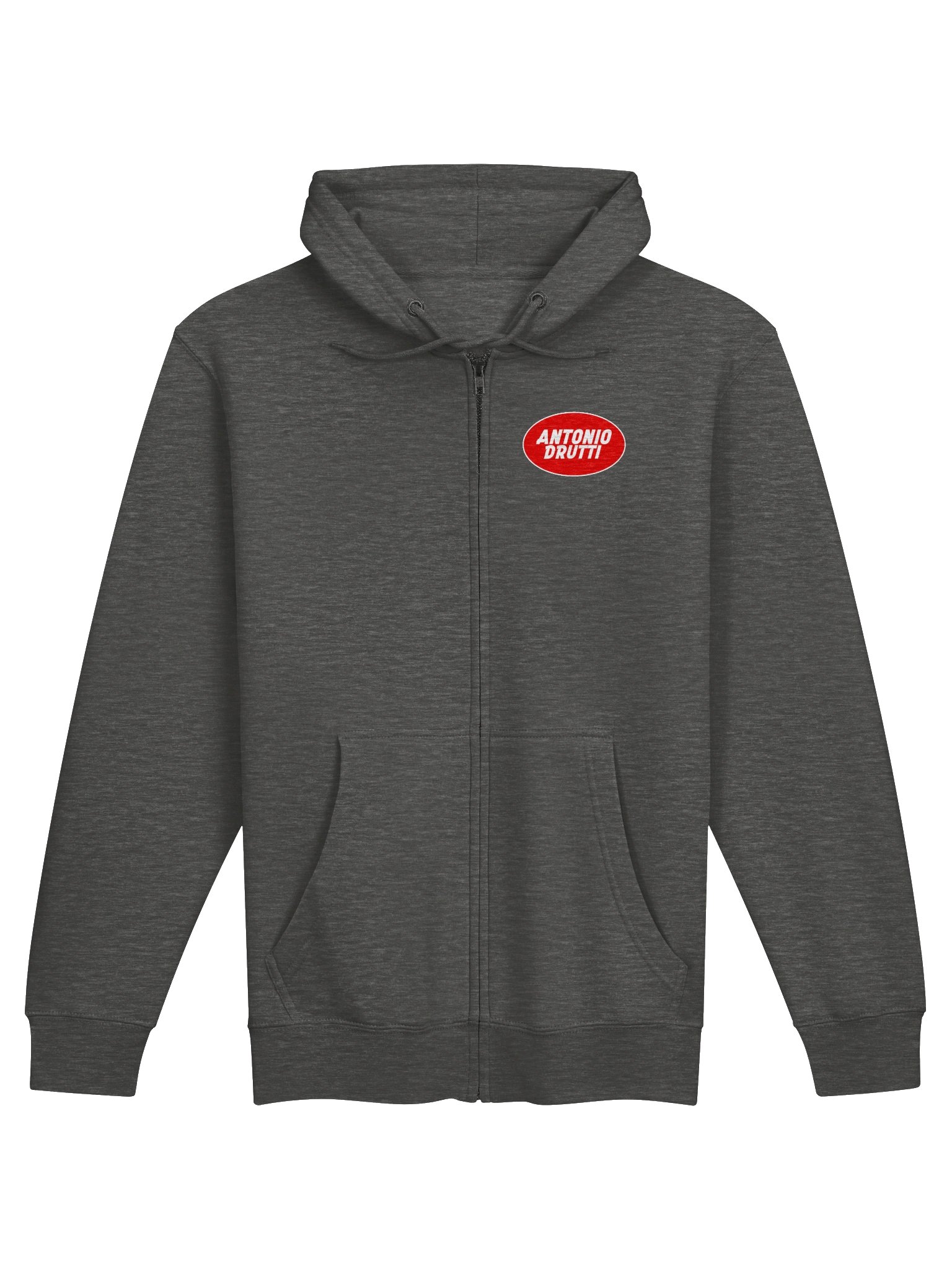 Antonio Drutti Red Oval Logo Zip Hoodie product image (4)