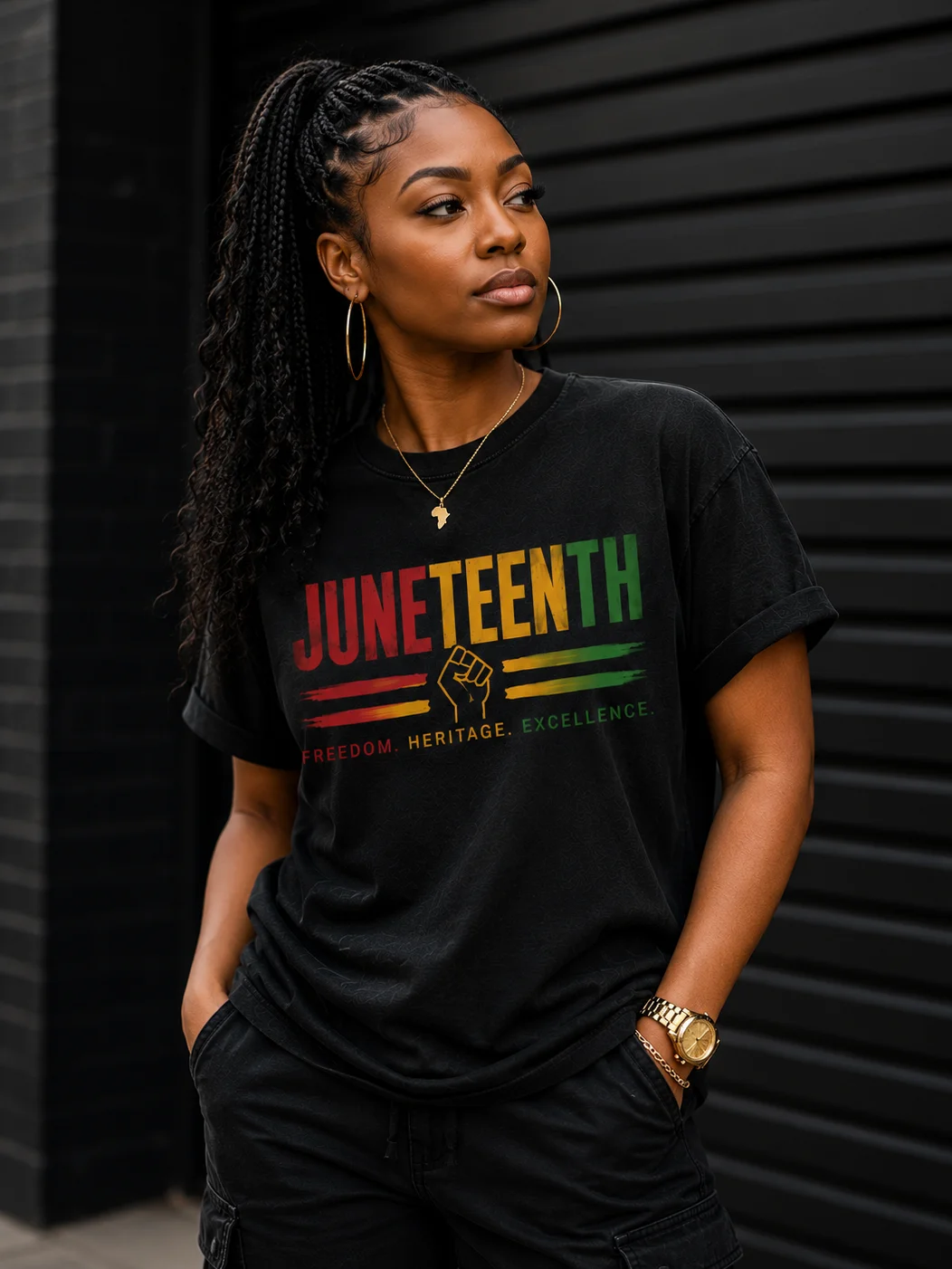 Juneteenth Freedom Heritage Excellence Tee product image (1)