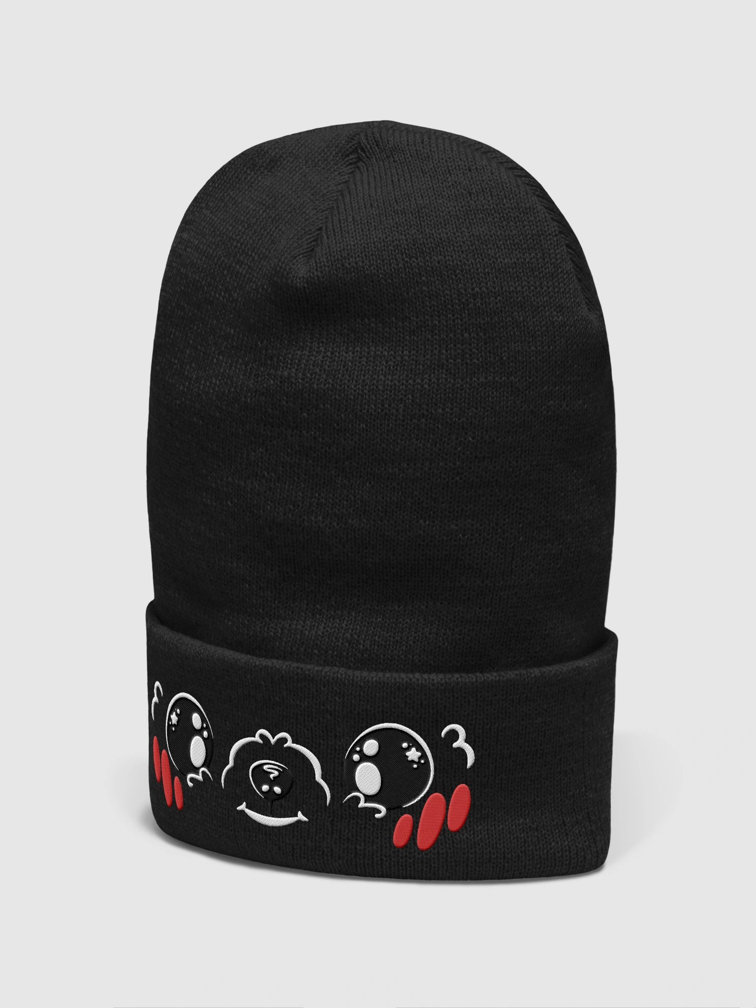 Mochi Embroidered Beanie (dark colors) product image (2)