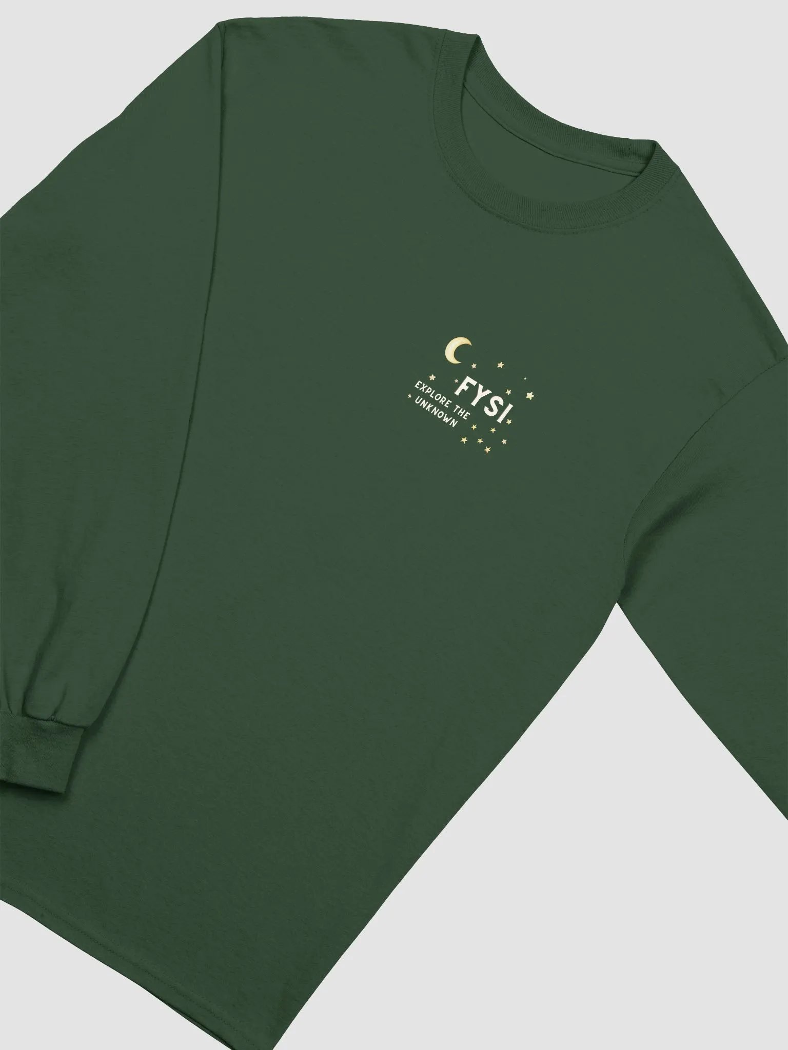Evergreen long sleeve cotton t-shirt product image (3)