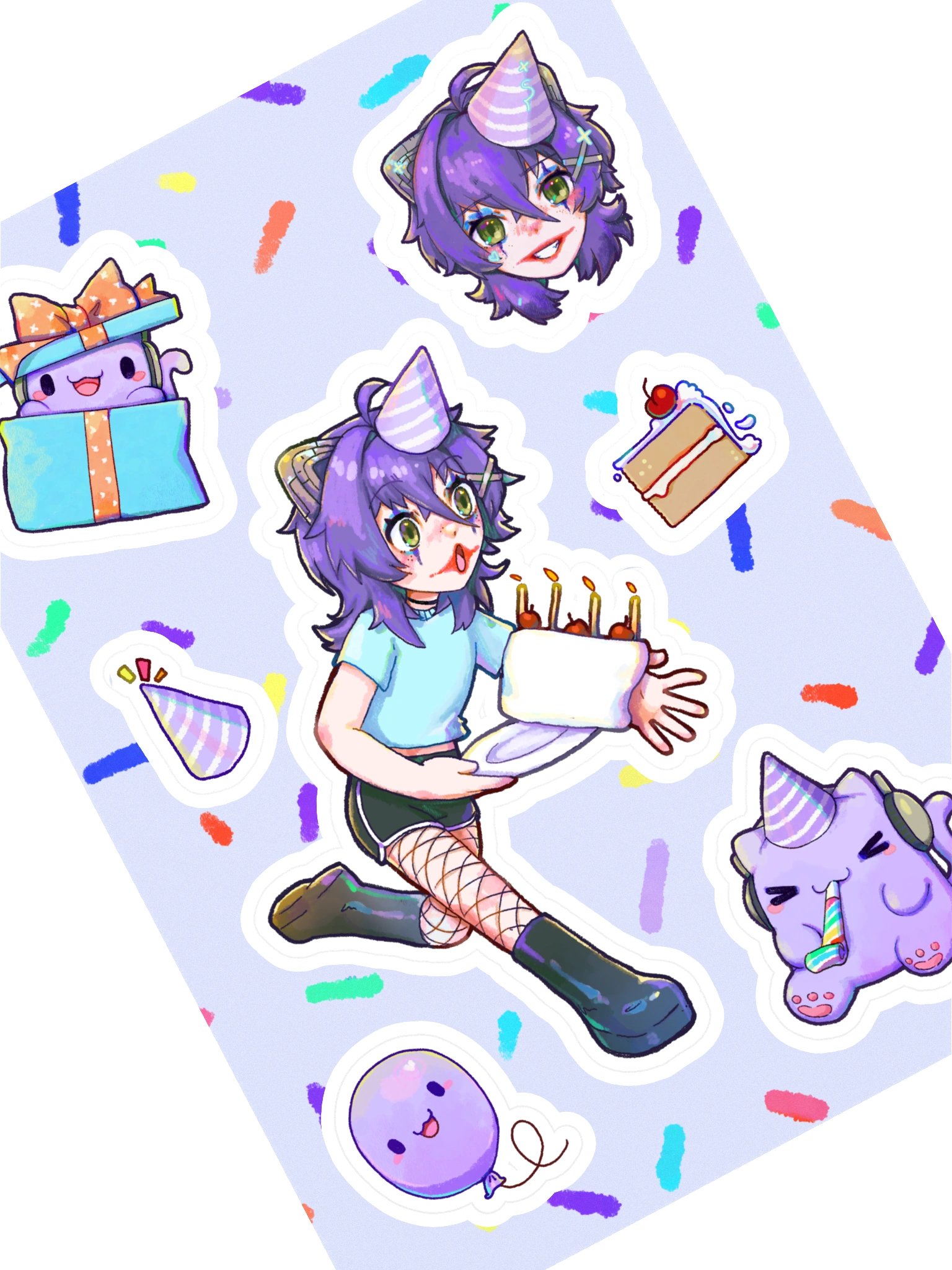 BDAY 2026 - STICKER SHEET product image (2)