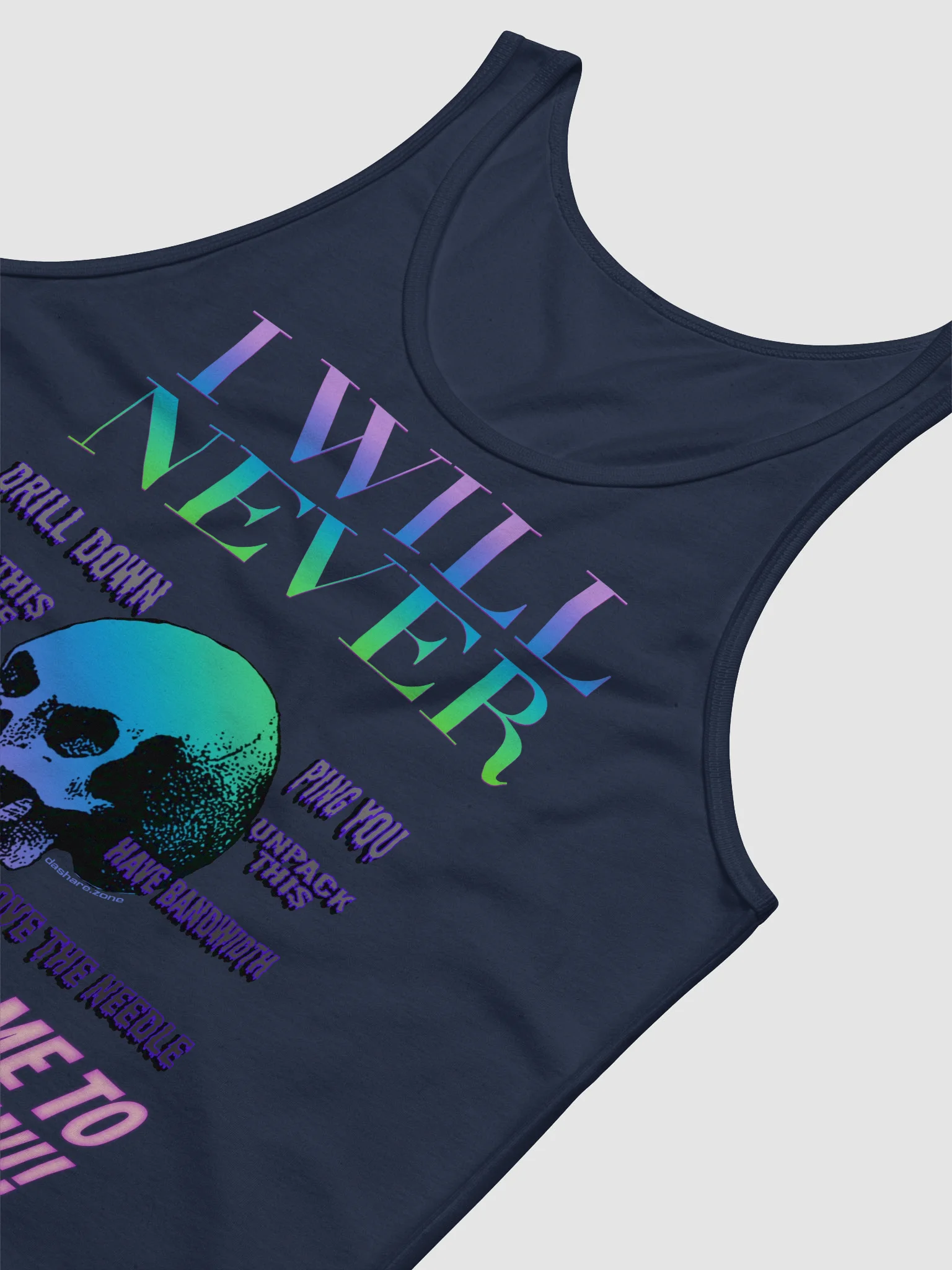 I WILL NEVER CIRCLE BACK "TANK TOP" product image (14)
