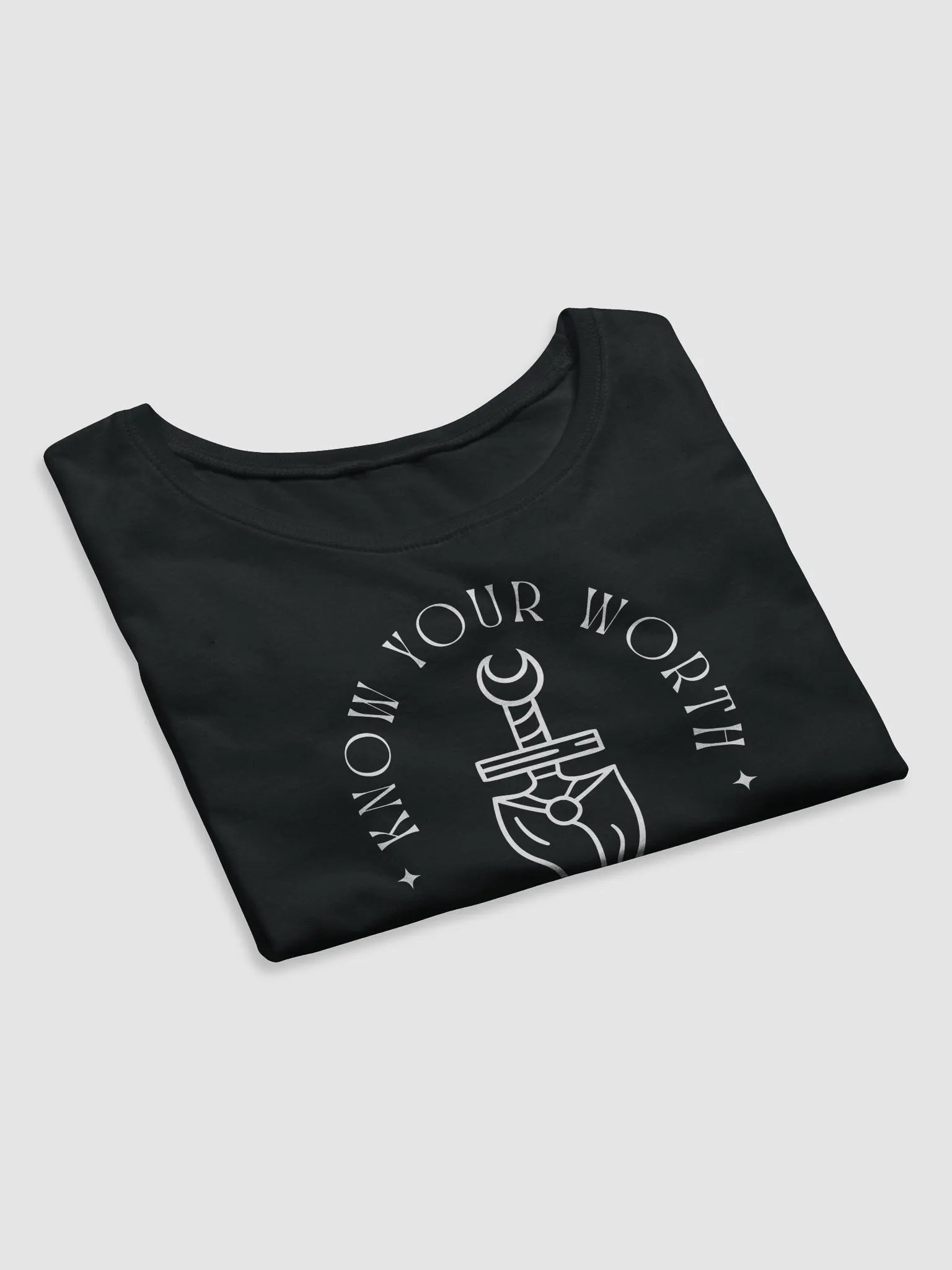 Know Your Worth Crop Top product image (4)