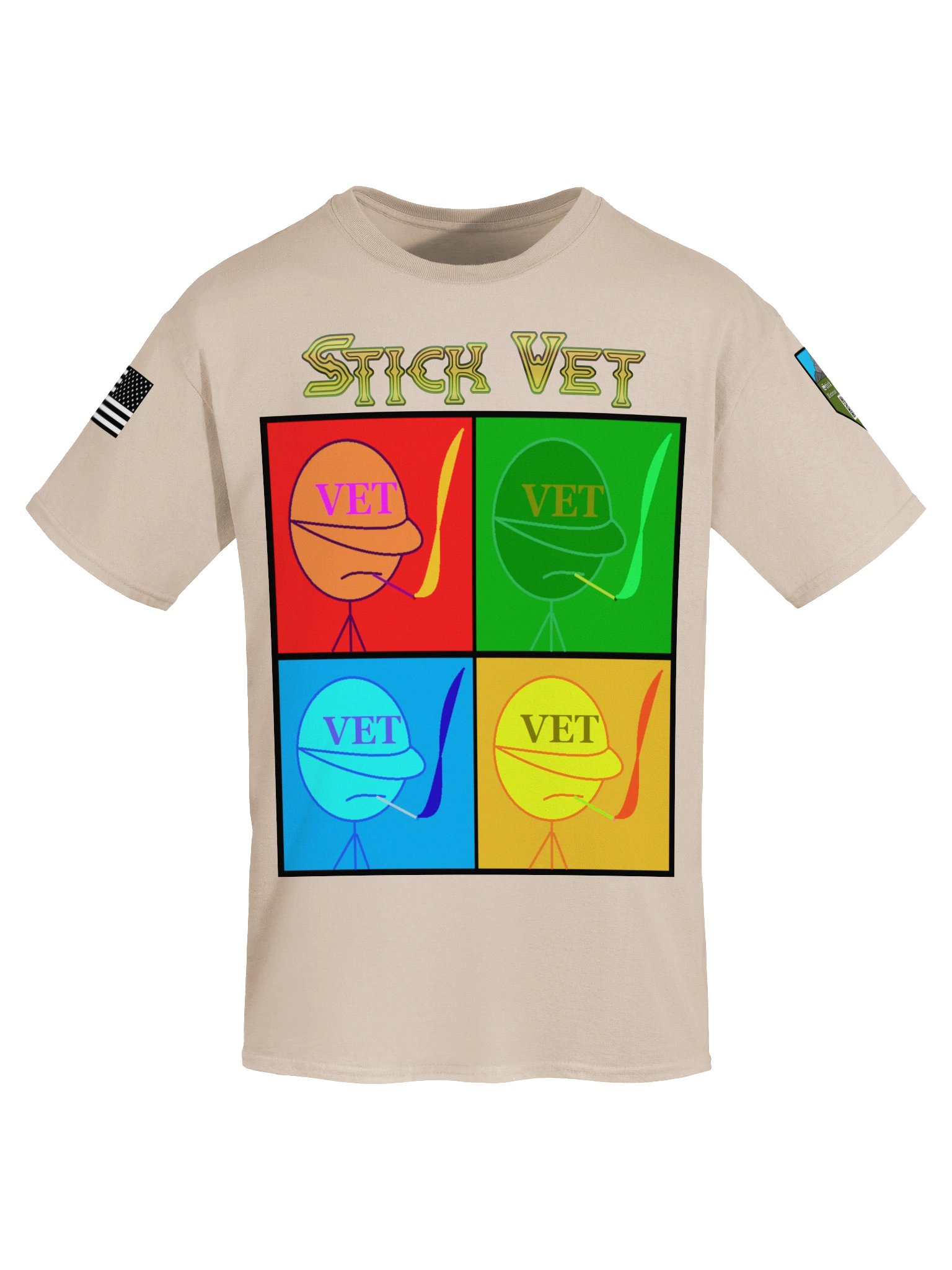 Retro Stick Vet Shirt product image (5)