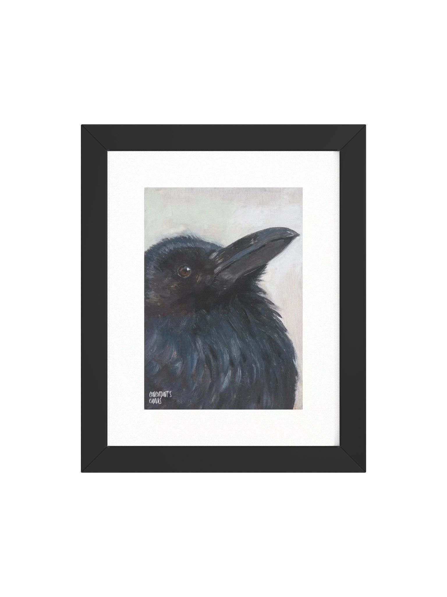 Framed Raven Print - Painted Live 2/9/2026 product image (10)