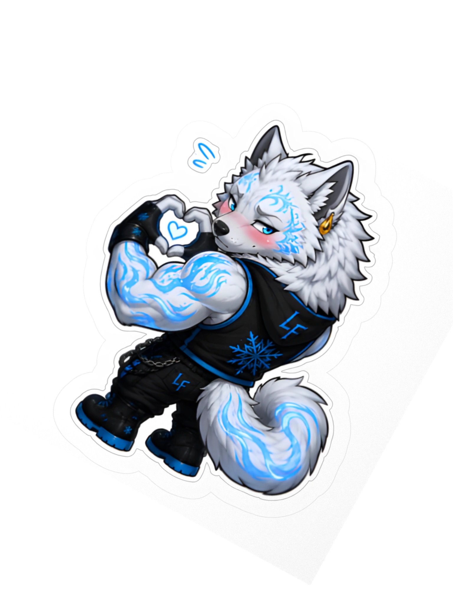 Frostfur Heart Flex Sticker product image (4)