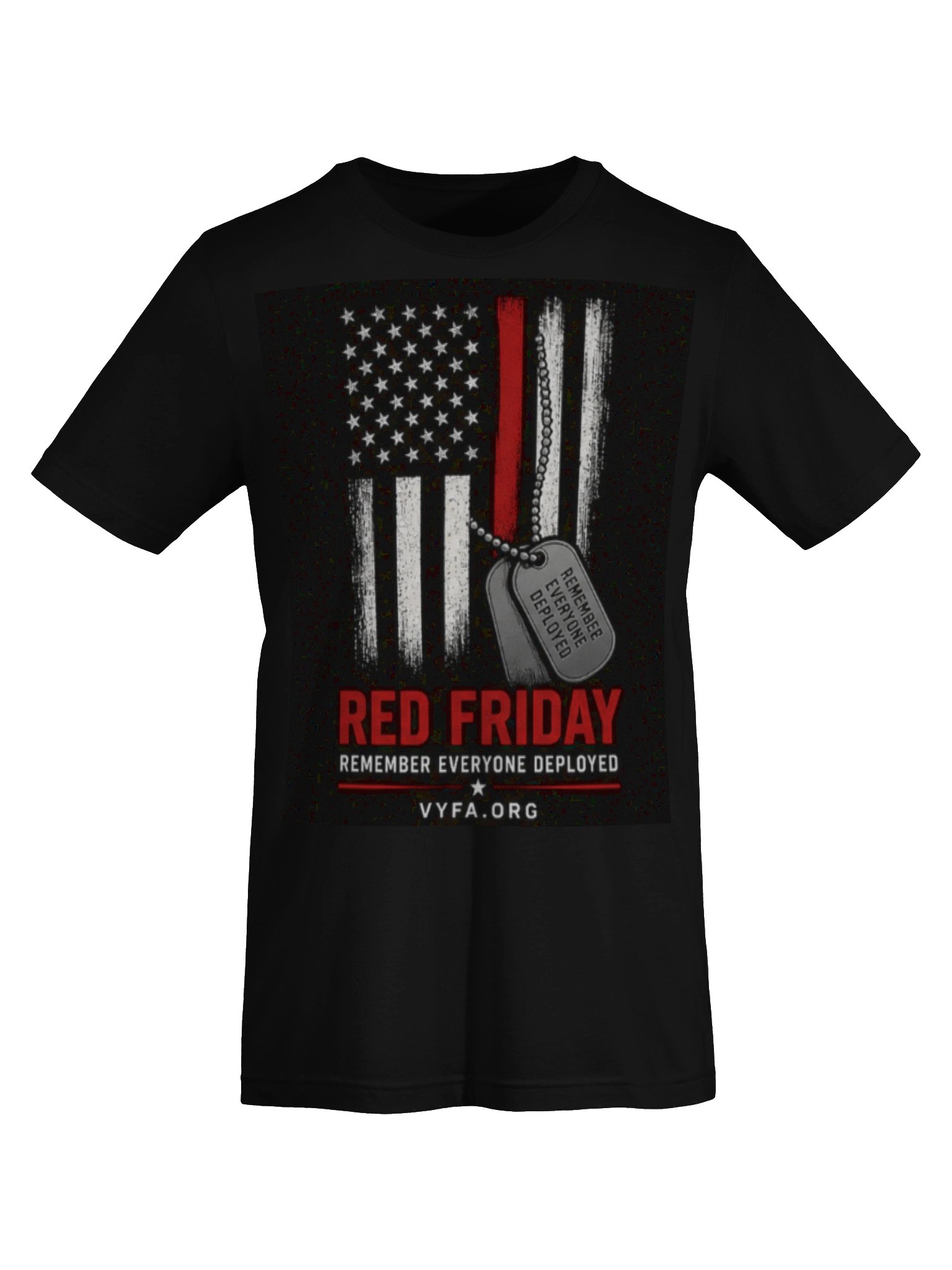 RED FRIDAY FLAG AND TAGS — Remember Everyone Deployed Tee product image (37)
