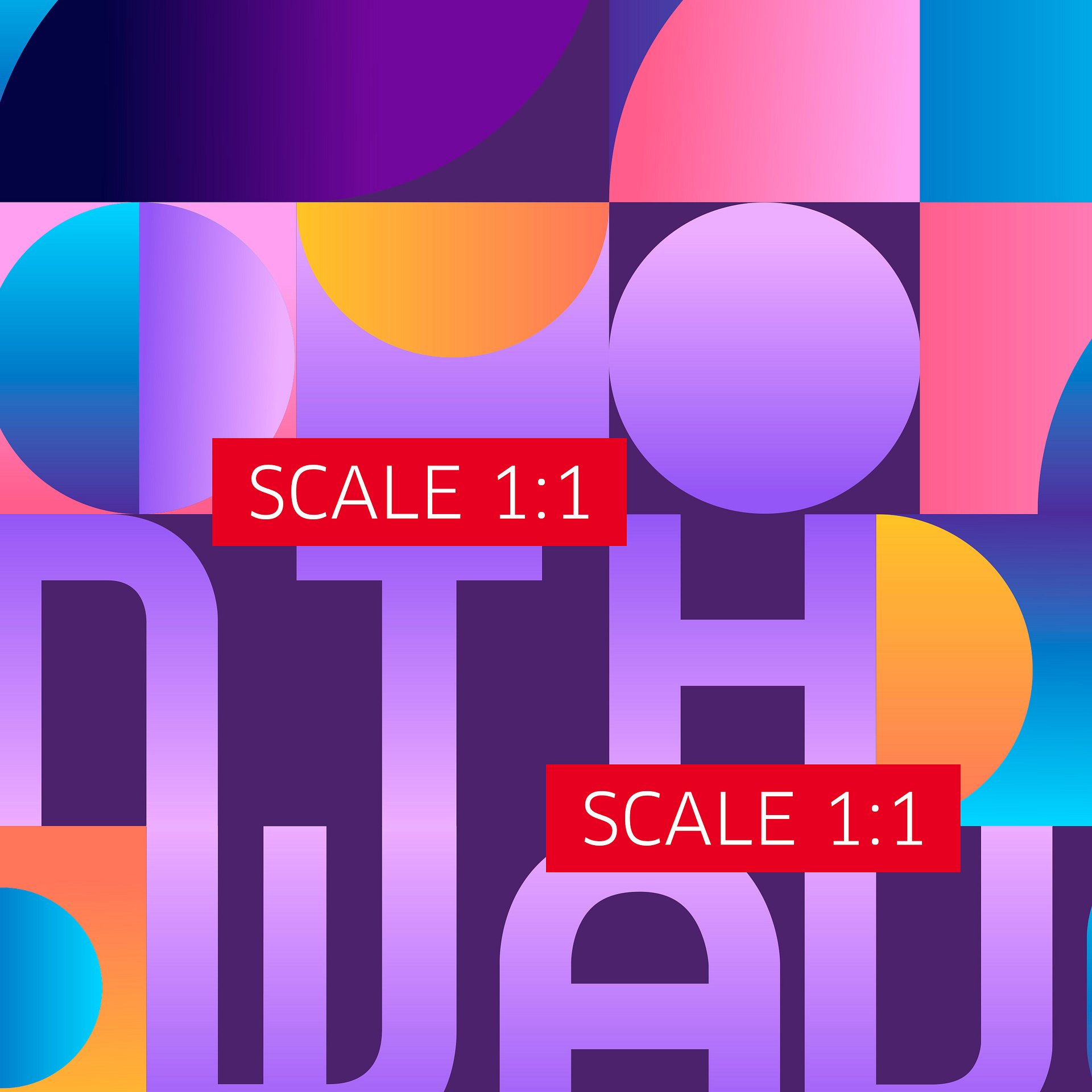 Synthwave Bauhaus Neon poster #2 (dark purple-pink) — abstract poster, retrowave print, vaporwave geometric art, 1980s print, 1930s decor product image (5)