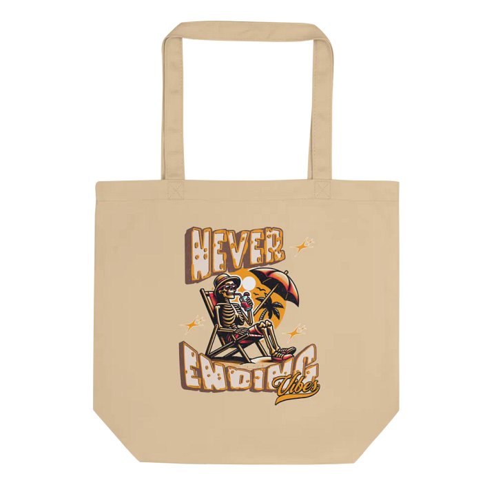 Never Ending Vibes Skeleton Tote Bag product image (1)