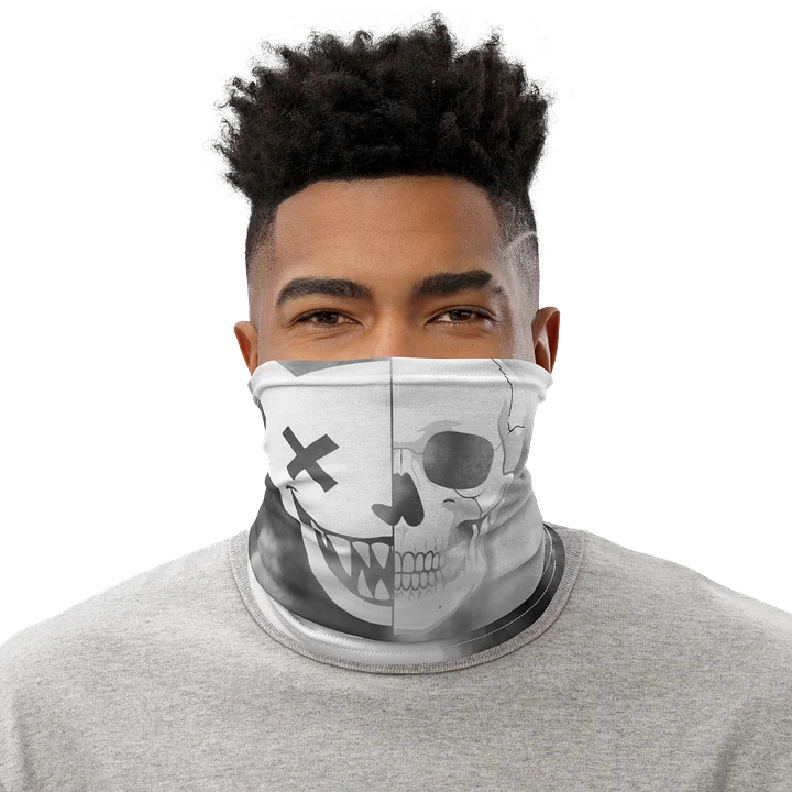 VYNING-NECK GAITER SMOKE KITTY SKULL product image (1)