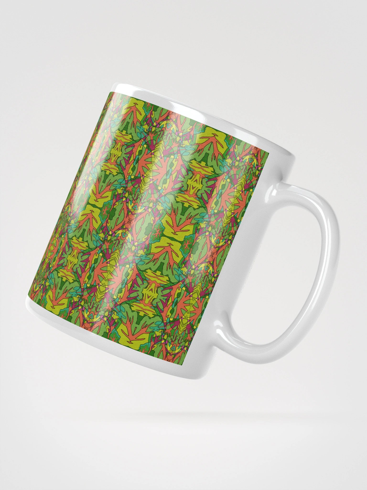 Spinach Tangle – Heat-Resistant Ceramic Mug product image (2)