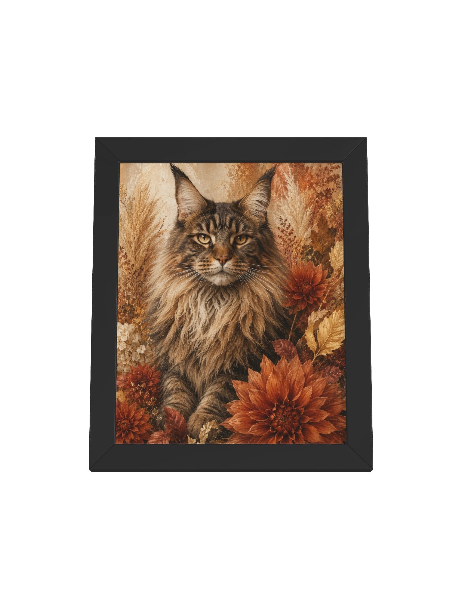 Autumn Cat Framed Matte Poster product image (1)
