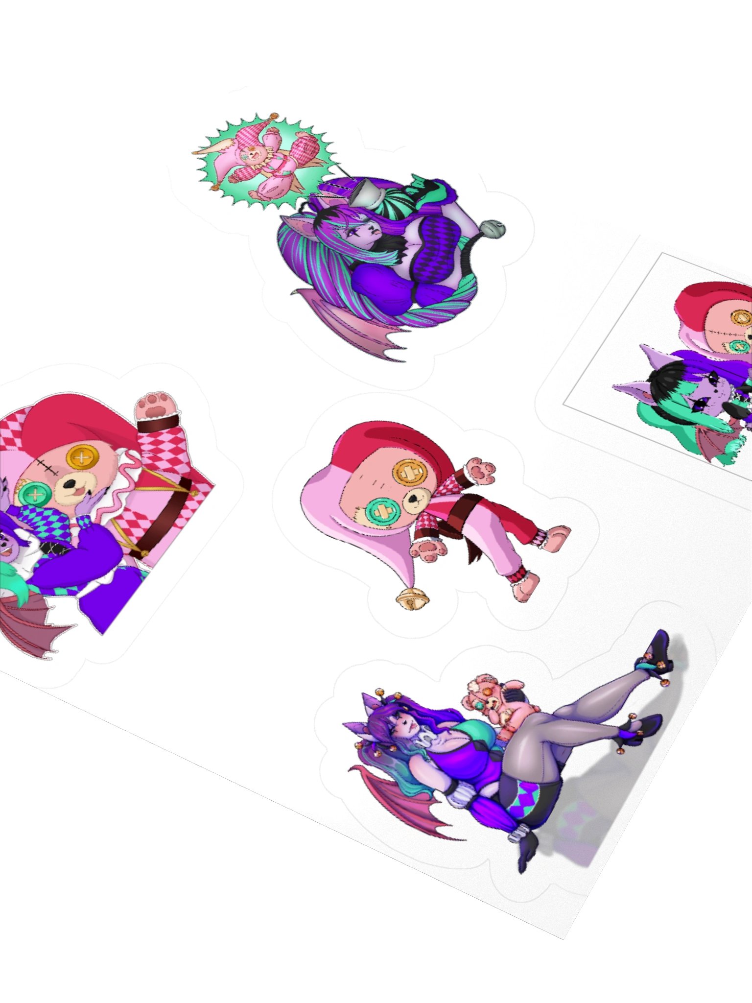 April Fool's Anxiety Bear Stickers product image (7)