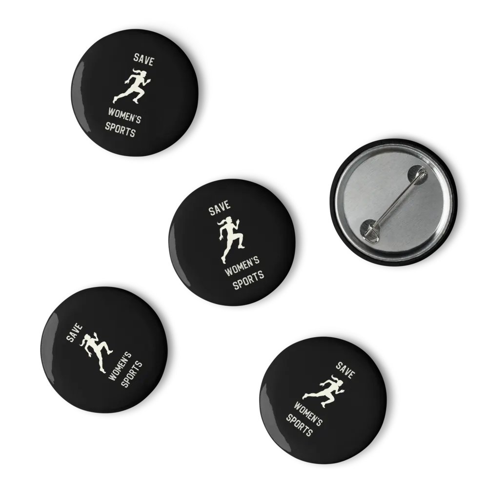 Save Woman's Sports Pin Set (Black) product image (10)