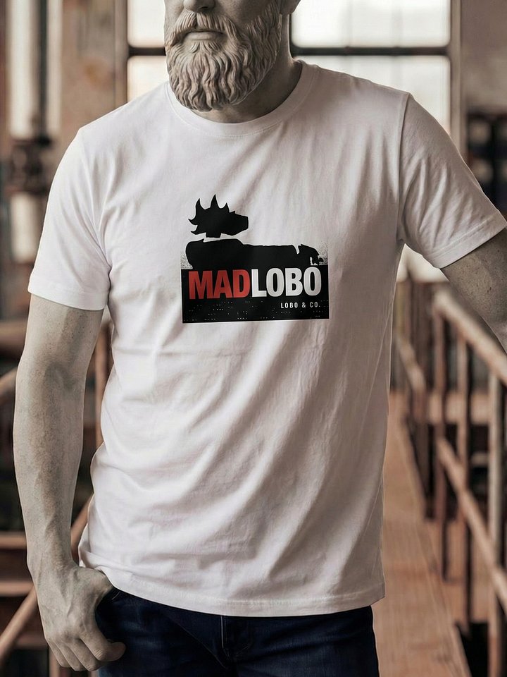 MAD LOBO Wolf Outline Tee product image (1)