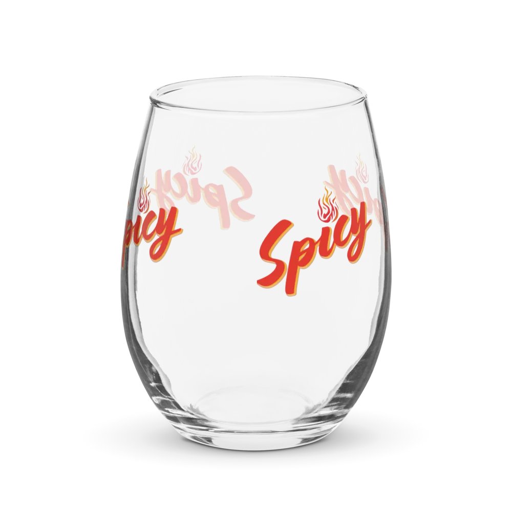 Spicy Dodgeball Club Stemless Wine Glass product image (2)