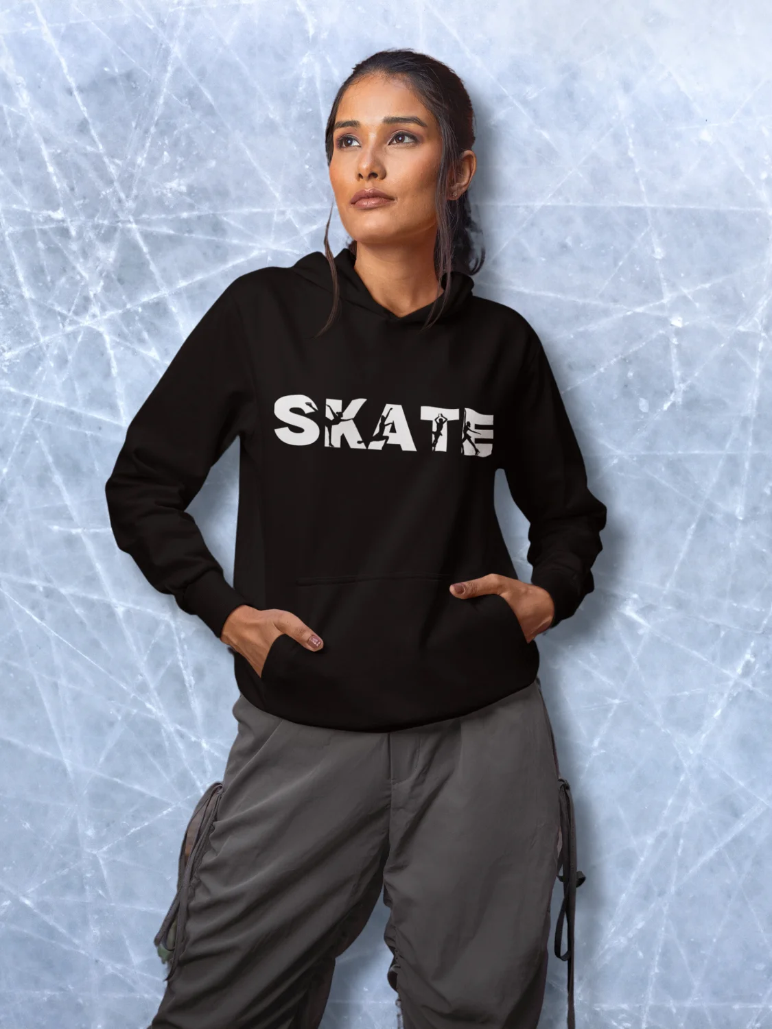 SKATE - black Hoodie product image (3)