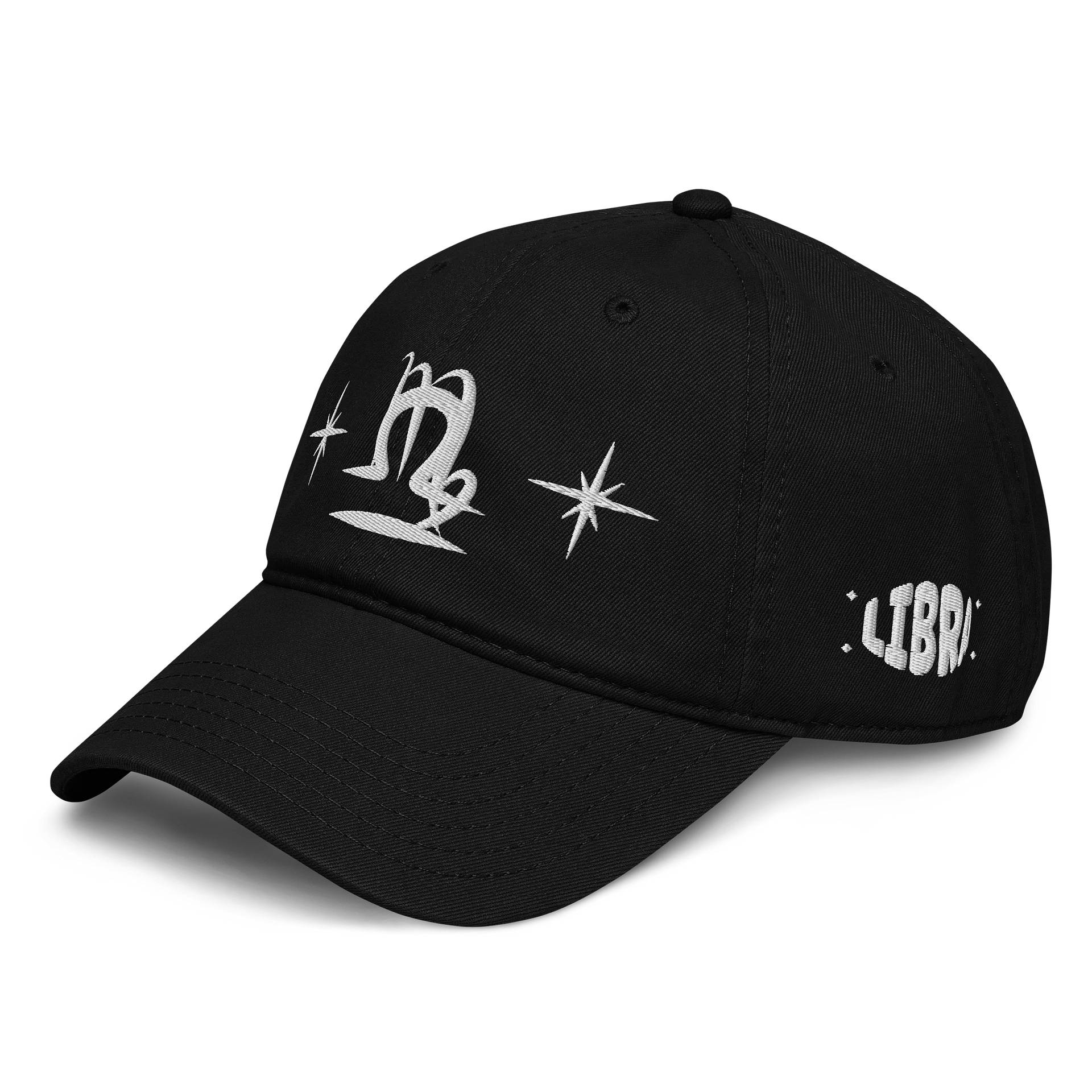 virgo libra cusp dad hat (white) product image (4)