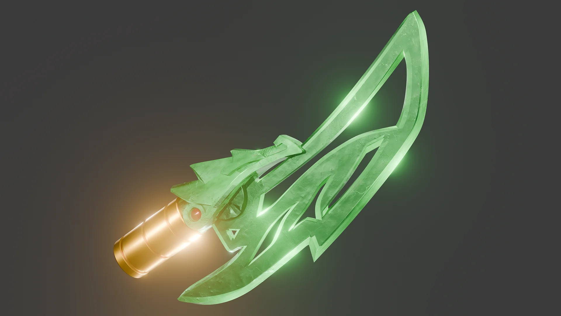 Ninjago Jade Blade - 3D printable model files product image (3)