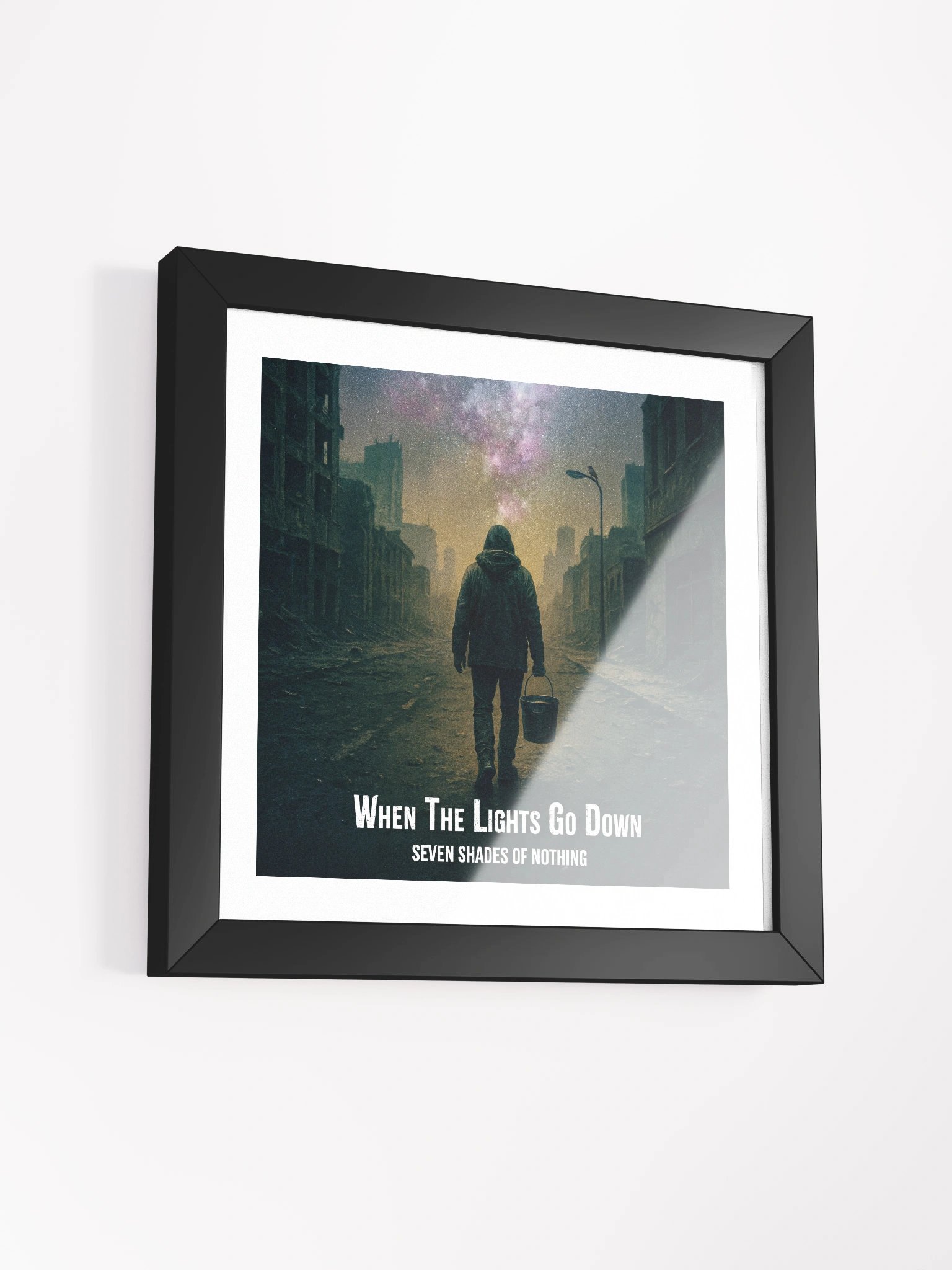 When The Lights Go Down | Original Single Artwork – Framed High-Quality Matte Poster product image (3)