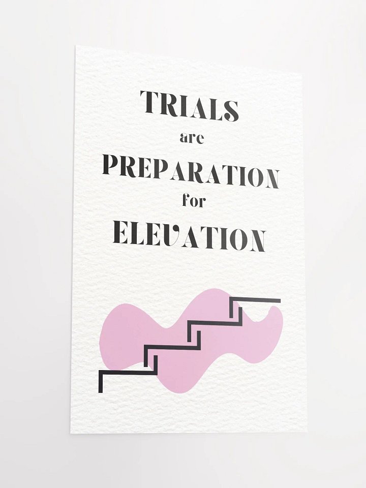 Trials to Elevation Poster Print product image (2)