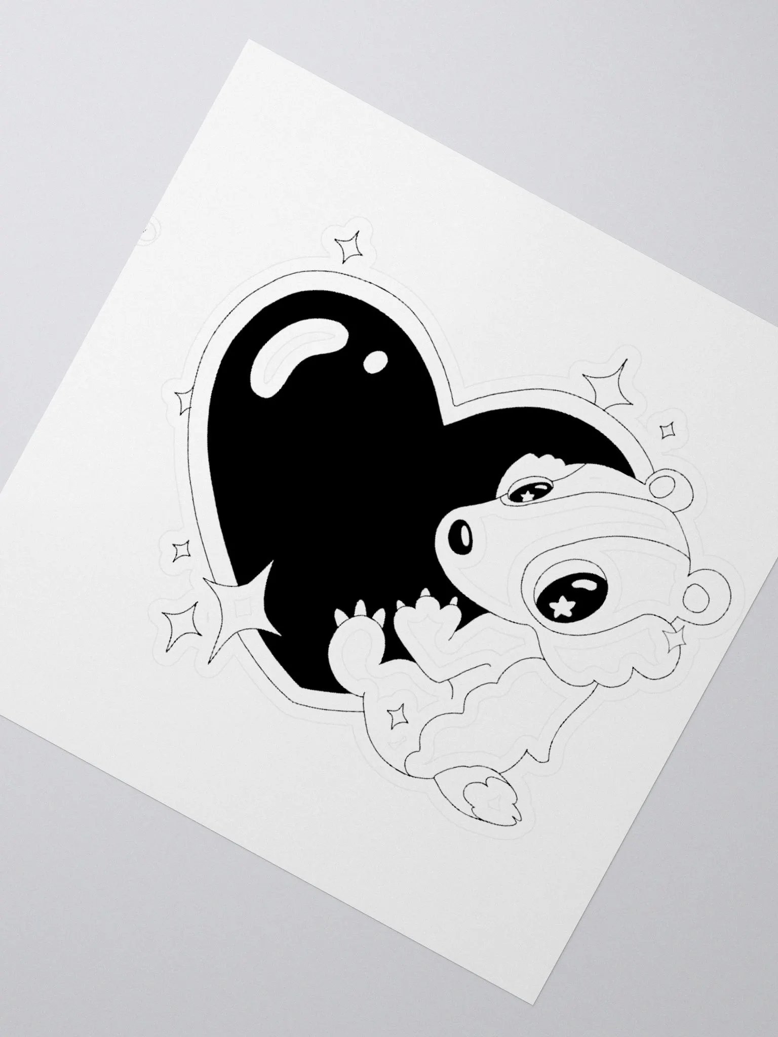 BADGERx FLOAT BLACK | STICKER product image (2)