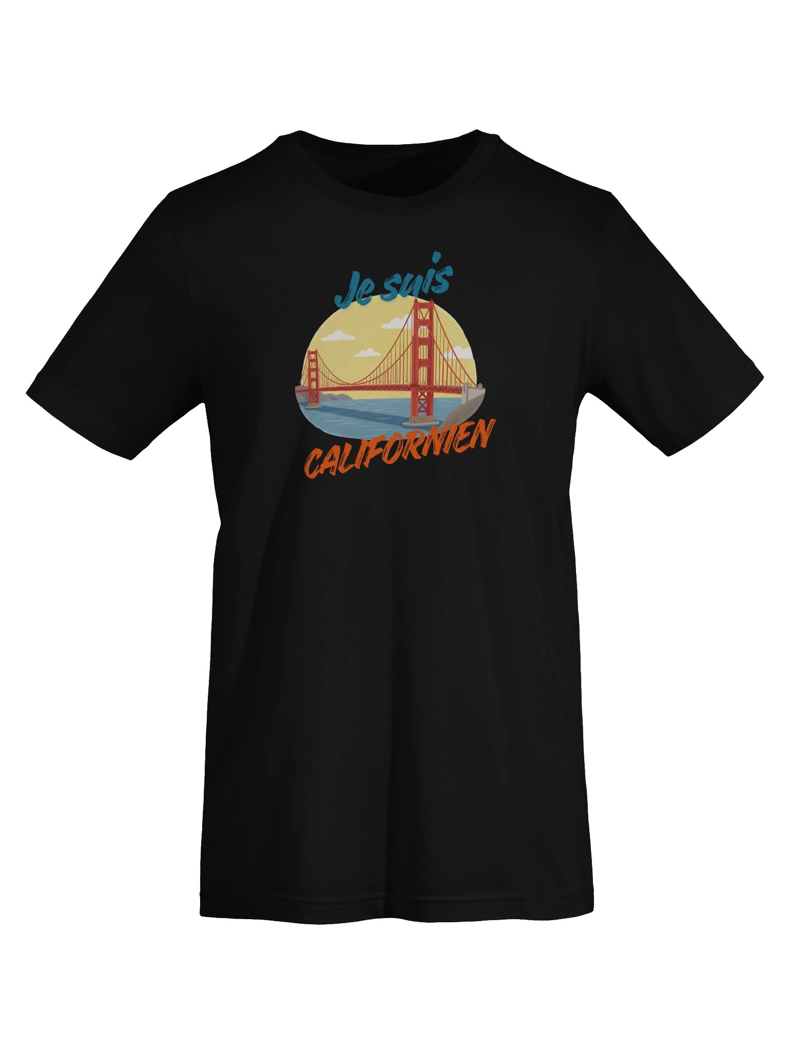 Je Suis Californien T-Shirt – French California Pride Tee | Golden Gate Bridge Graphic Shirt product image (13)