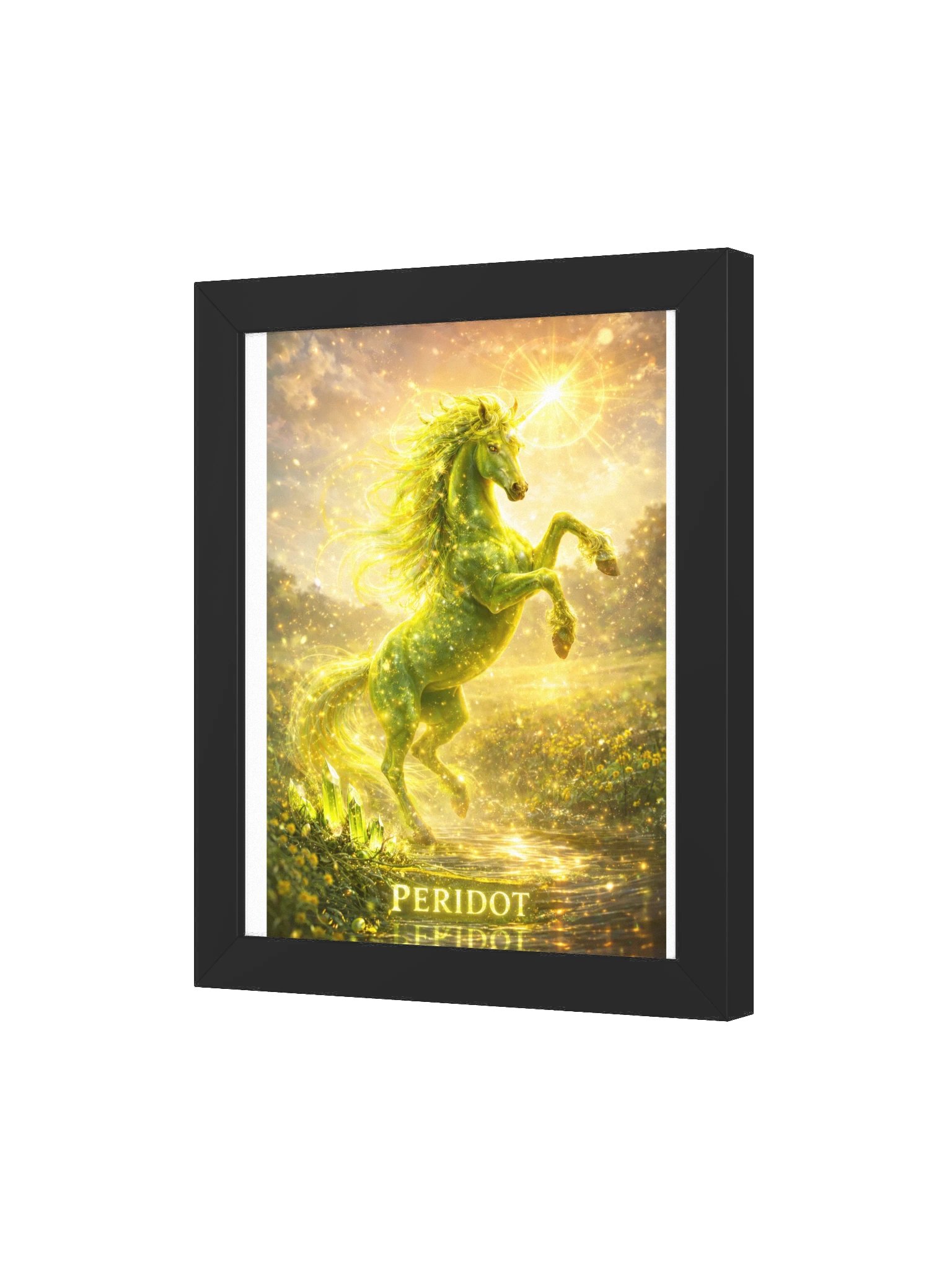 Peridot Unicorn Framed Poster product image (103)