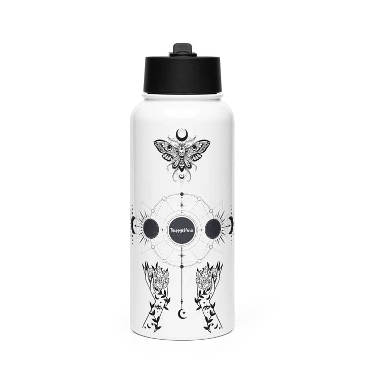 Moon Phase Steel Water Bottle product image (1)