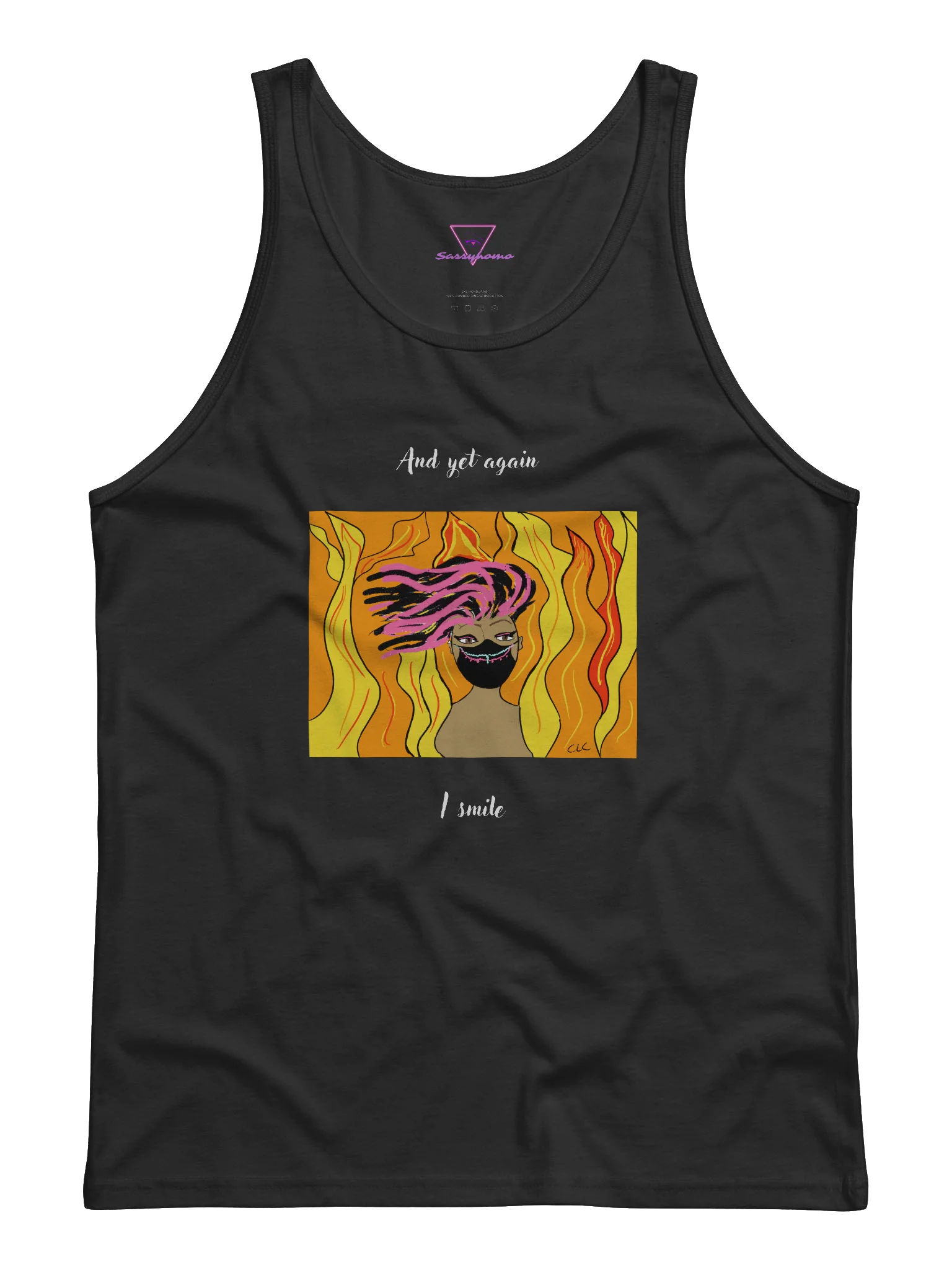 And Yet Again I Smile tank product image (4)
