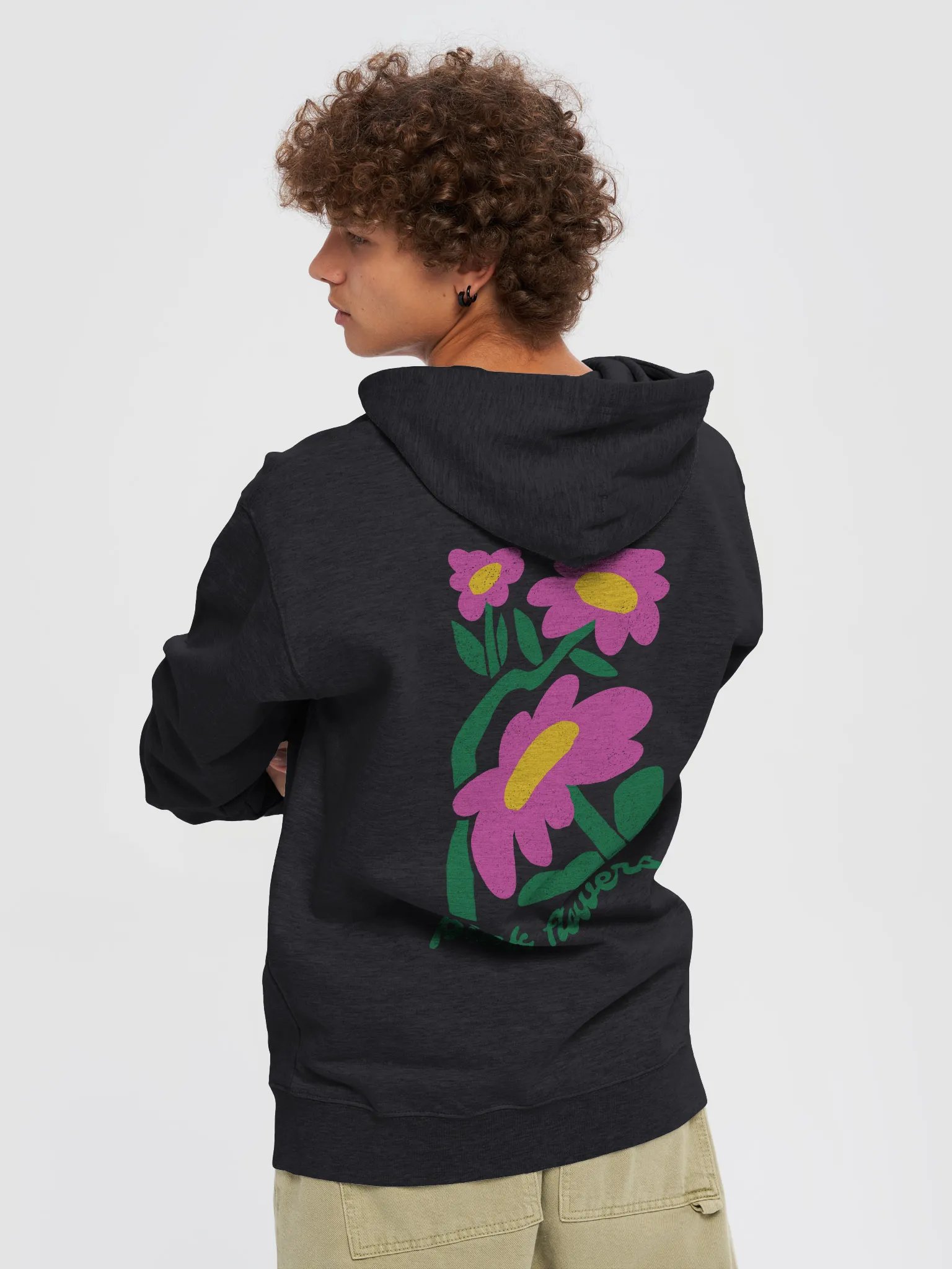 PINK FLOWERS - ZIP UP JACKET product image (5)