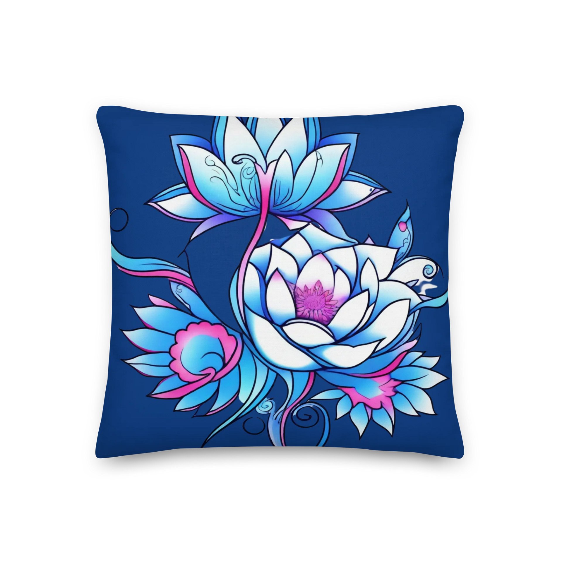 Blue Lotus Bloom - Pillow product image (1)