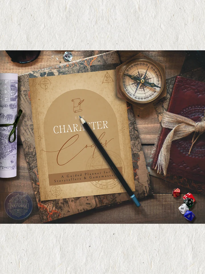 The Character Codex ✯ A Guided Planner for Storytellers & GMs product image (1)