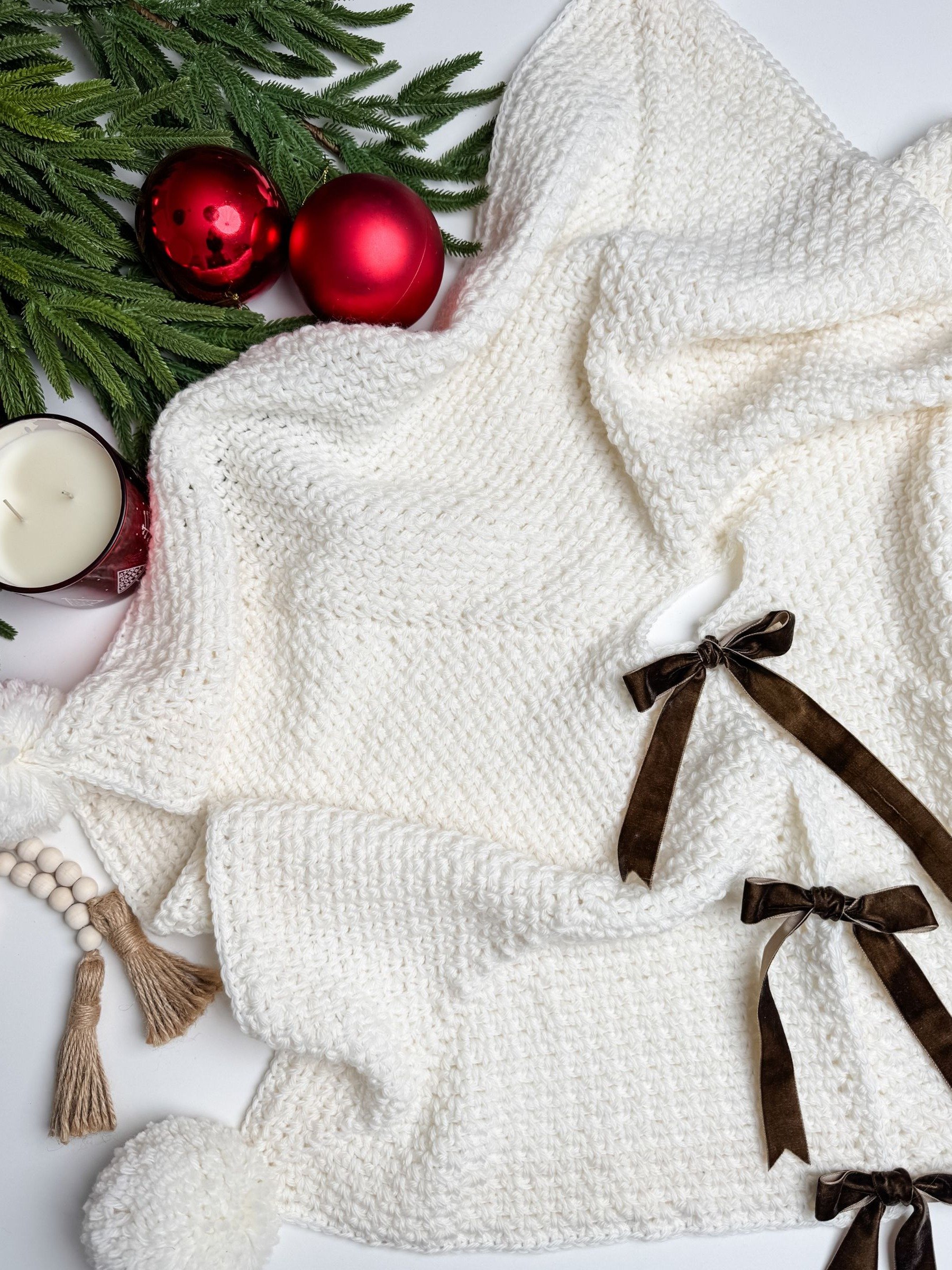 Holiday Weave Tree Skirt Crochet Pattern product image (4)