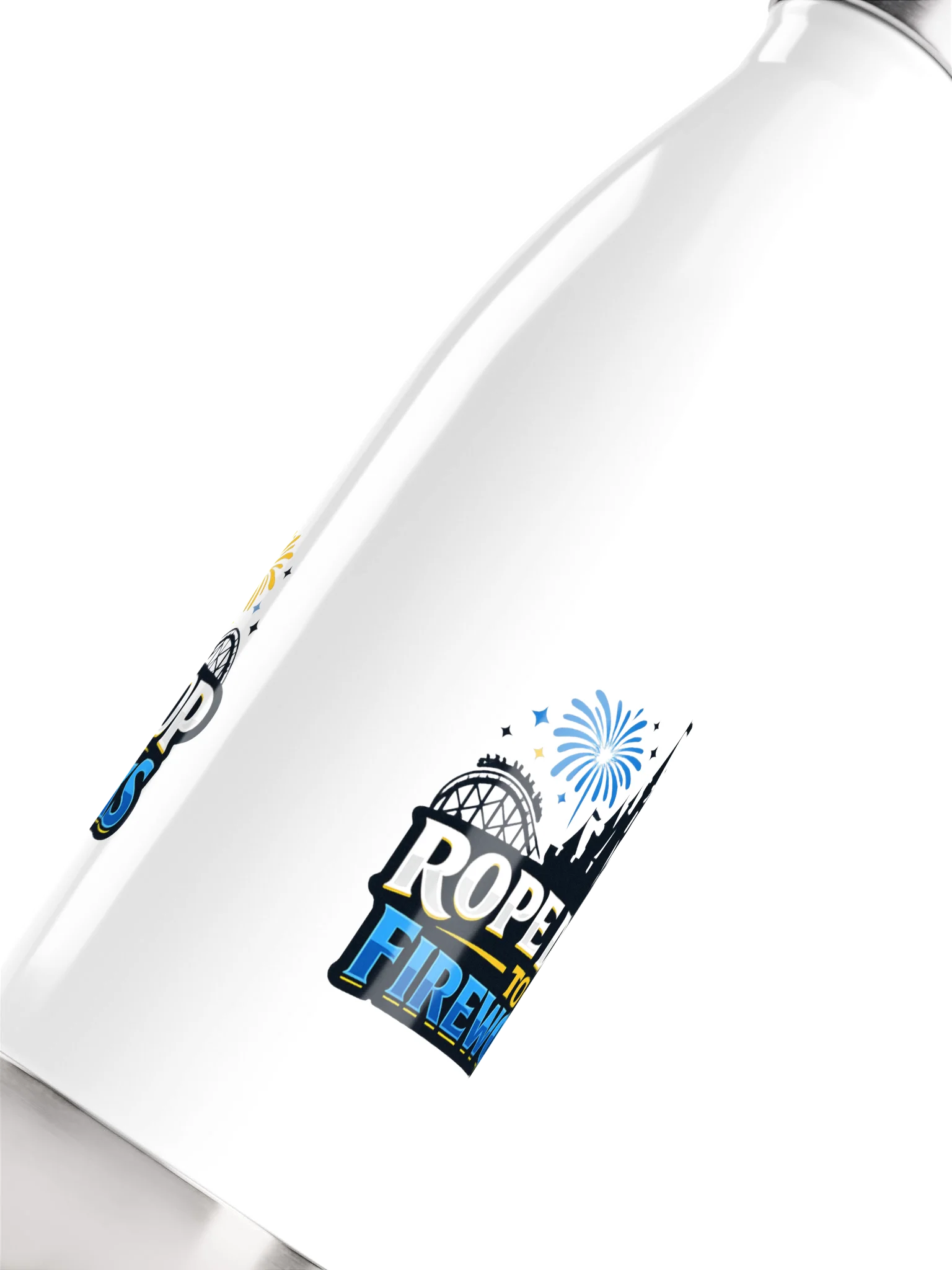 Rope Drop to Fireworks Stainless Steel Water Bottle product image (5)