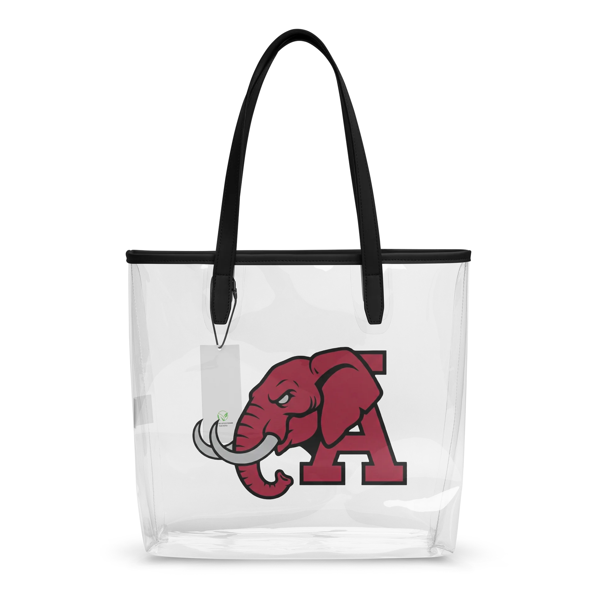 Crimson Elephant Clear Tote Bag product image (2)
